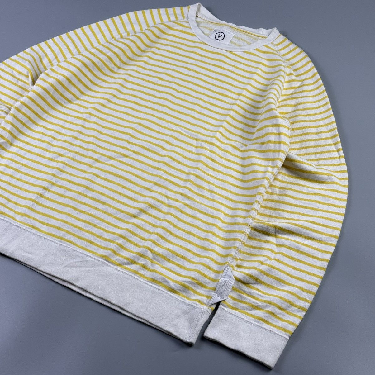 Visvim Vintage Visvim Yellow Striped Long Sleeve Sweatshirt Size US M / EU 48-50 / 2 - 4 Thumbnail