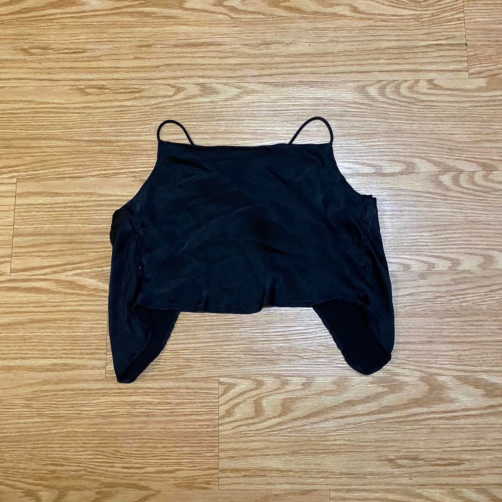 Zara Zara black satin cami top Size M / US 6-8 / IT 42-44 - 1 Thumbnail