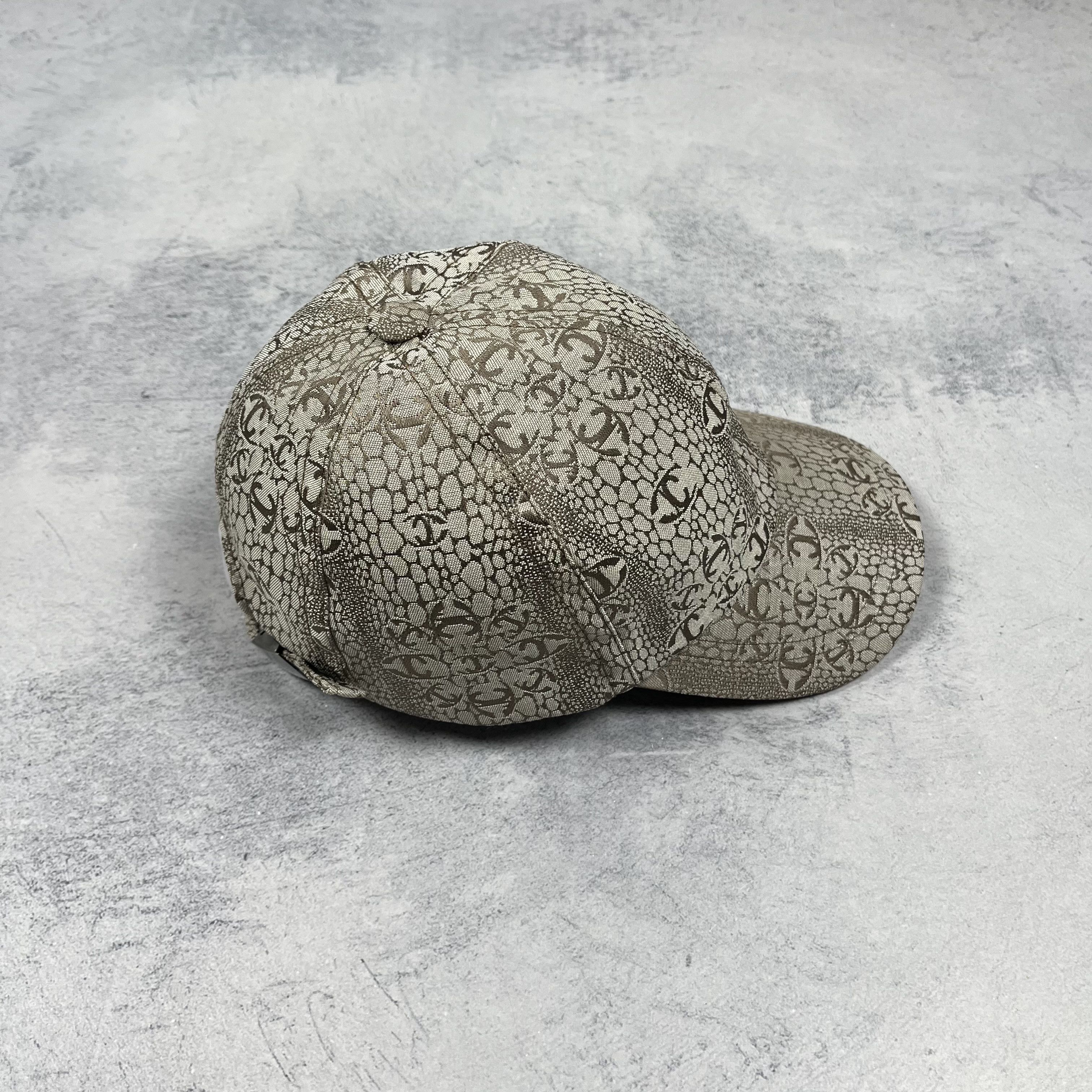 Roberto Cavalli Roberto Cavalli Snake Skin Pattern Multilogo Baseball Cap Size ONE SIZE - 3 Thumbnail