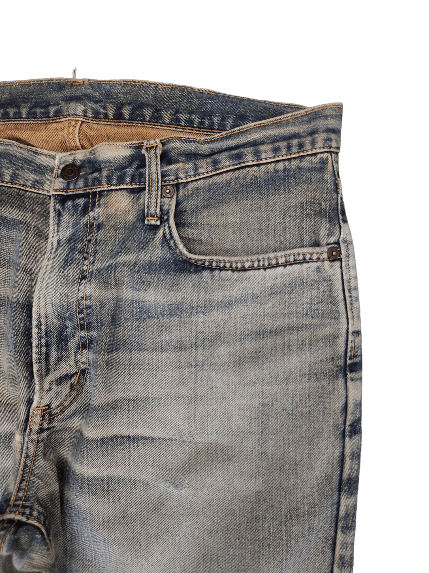 Kapital Vintage Japanese Edwin Distress Denim Jeans Kapital Style Size US 35 - 3 Thumbnail