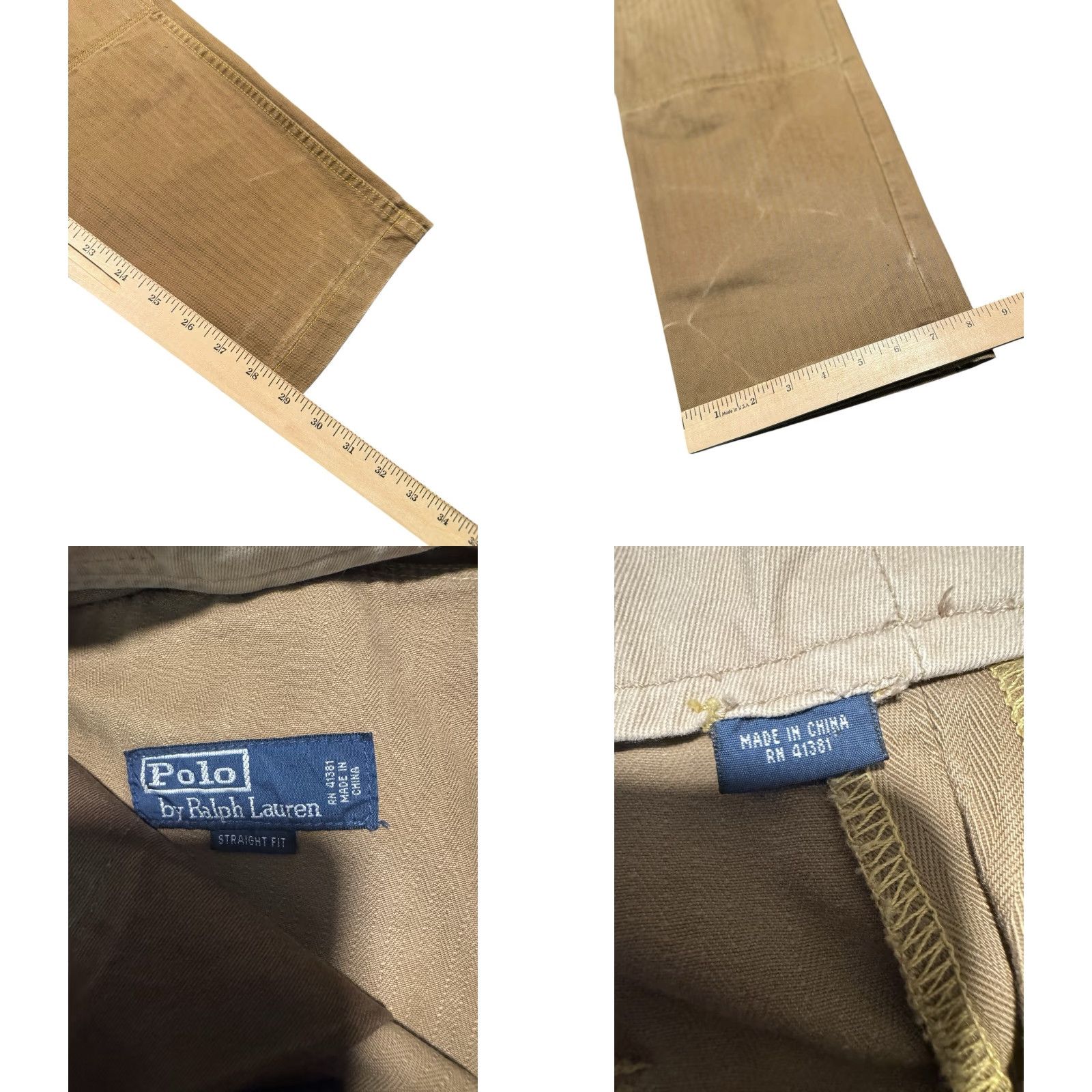 Polo Ralph Lauren VINTAGE Polo Ralph Lauren Men’s Sportsman Hunting Riding Pants Khaki 34/30 Straight Fit Rare Size US S / EU 44-46 / 1 - 10 Thumbnail