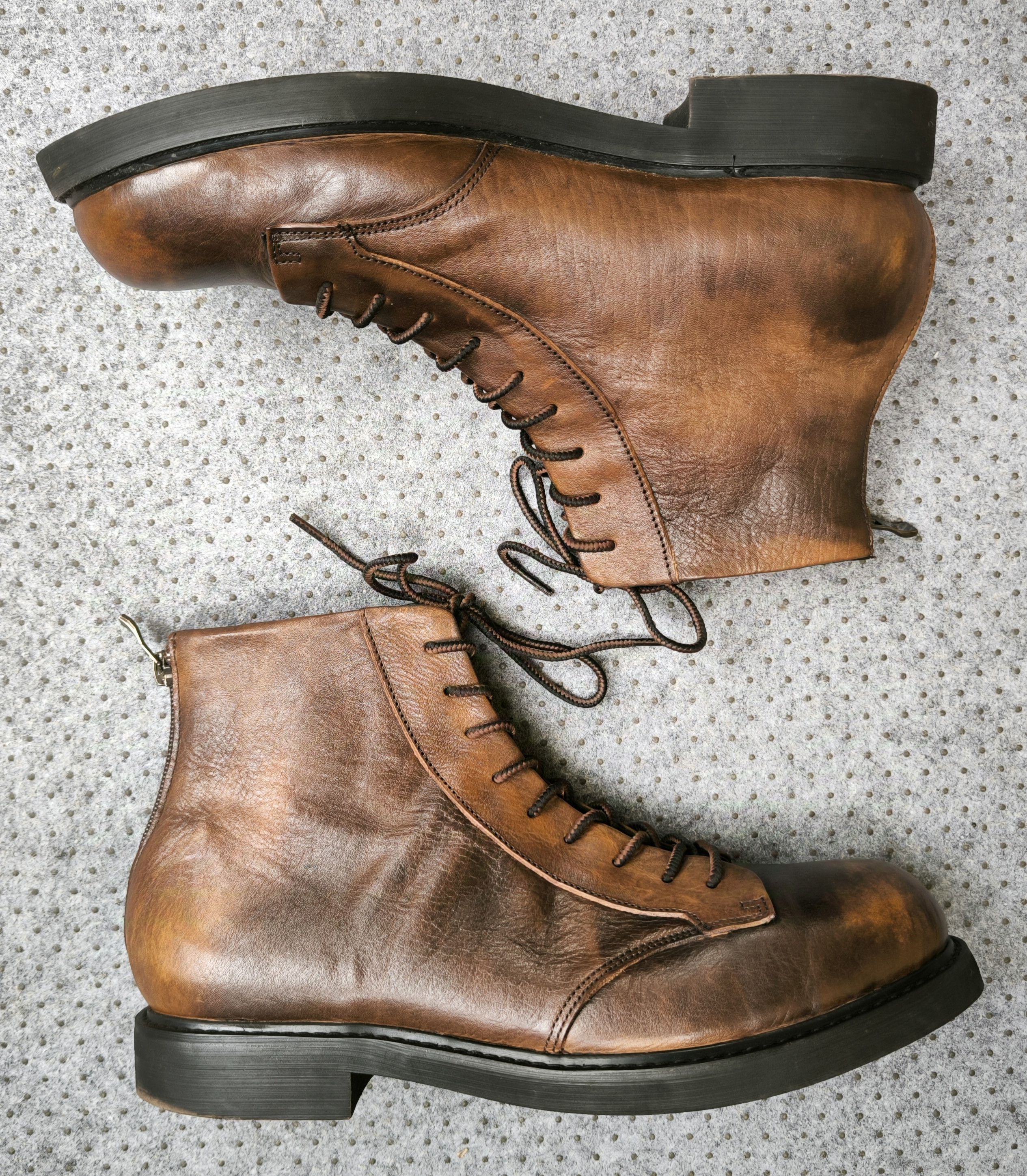 Japanese Brand GREAT DEITY back zipper ankle boots Size US 10 / EU 43 - 2 Thumbnail