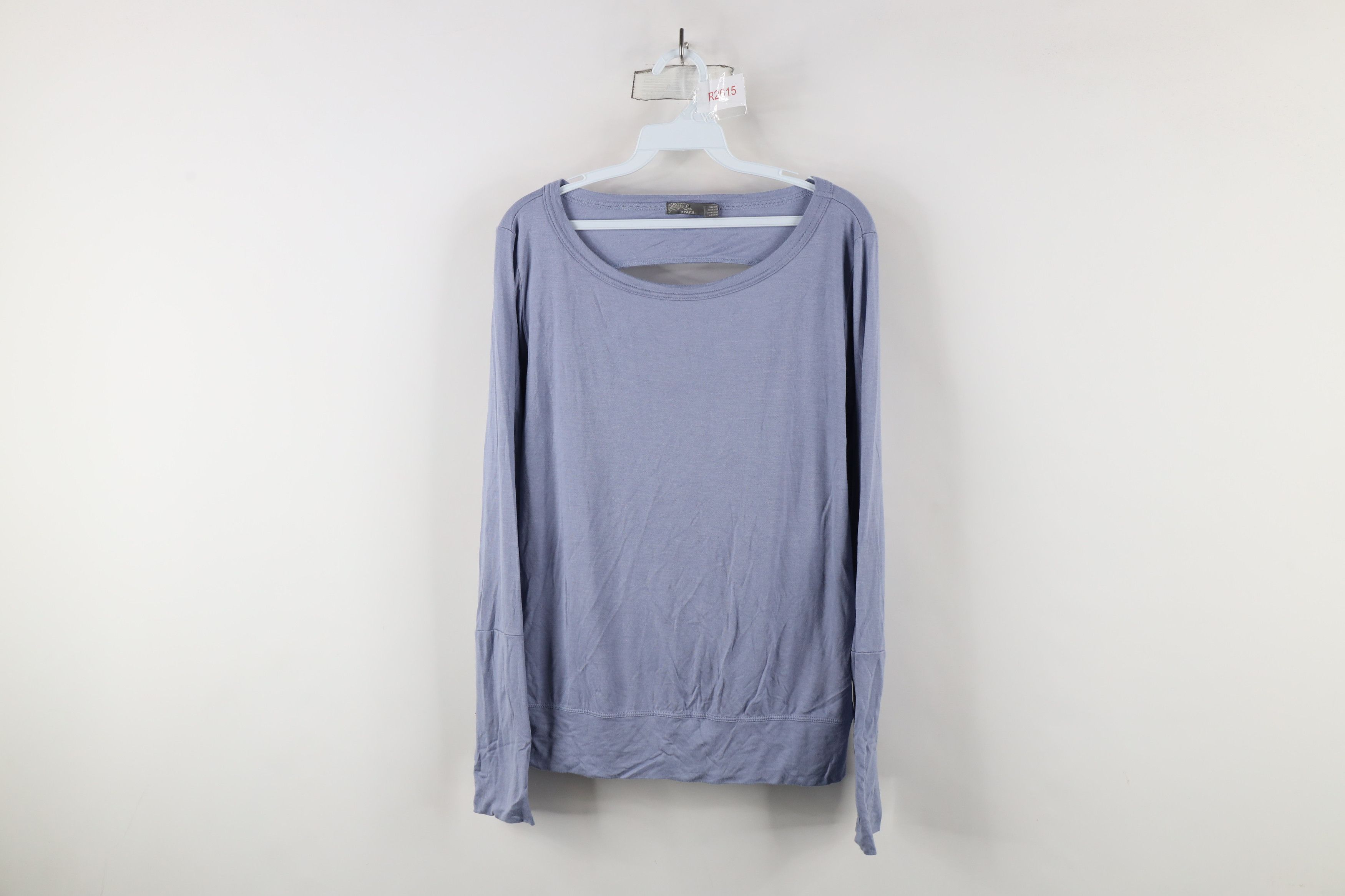Prana × Vintage prAna Knit Stretch Synergy Long Sleeve Yoga Top Shirt Blue Size XL / US 12-14 / IT 48-50 - 1 Thumbnail