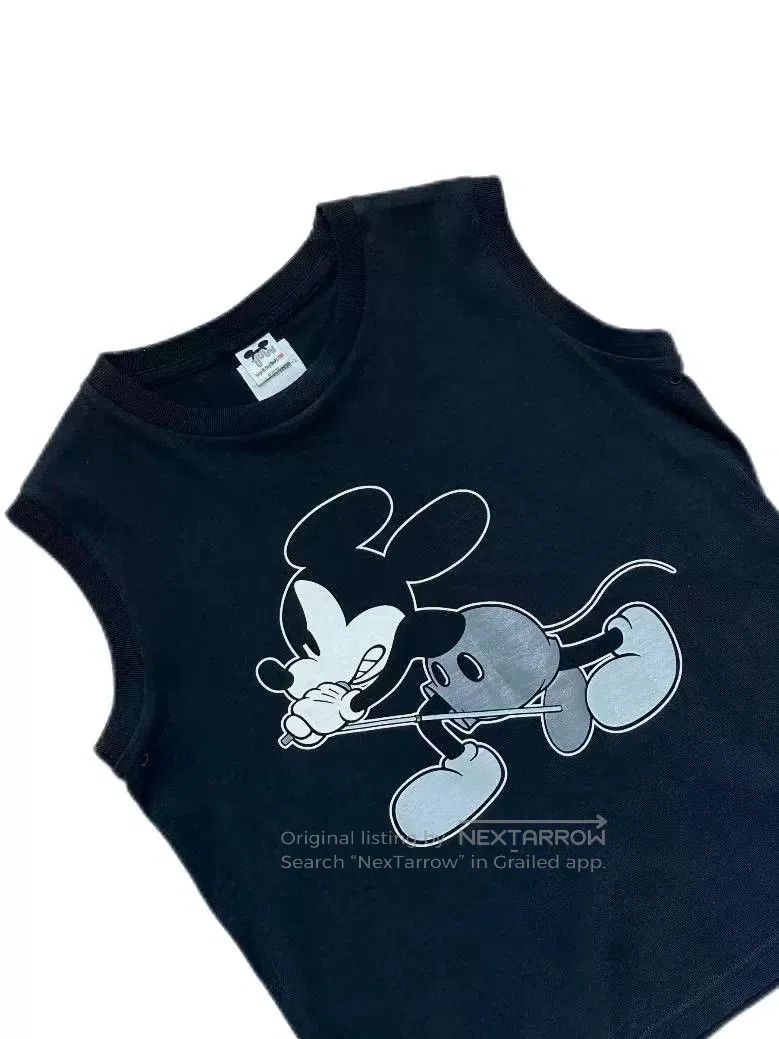 Takahiromiyashita The Soloist. Number (N)ine 2000's Mickey Tank Top. Size US S / EU 44-46 / 1 - 4 Thumbnail