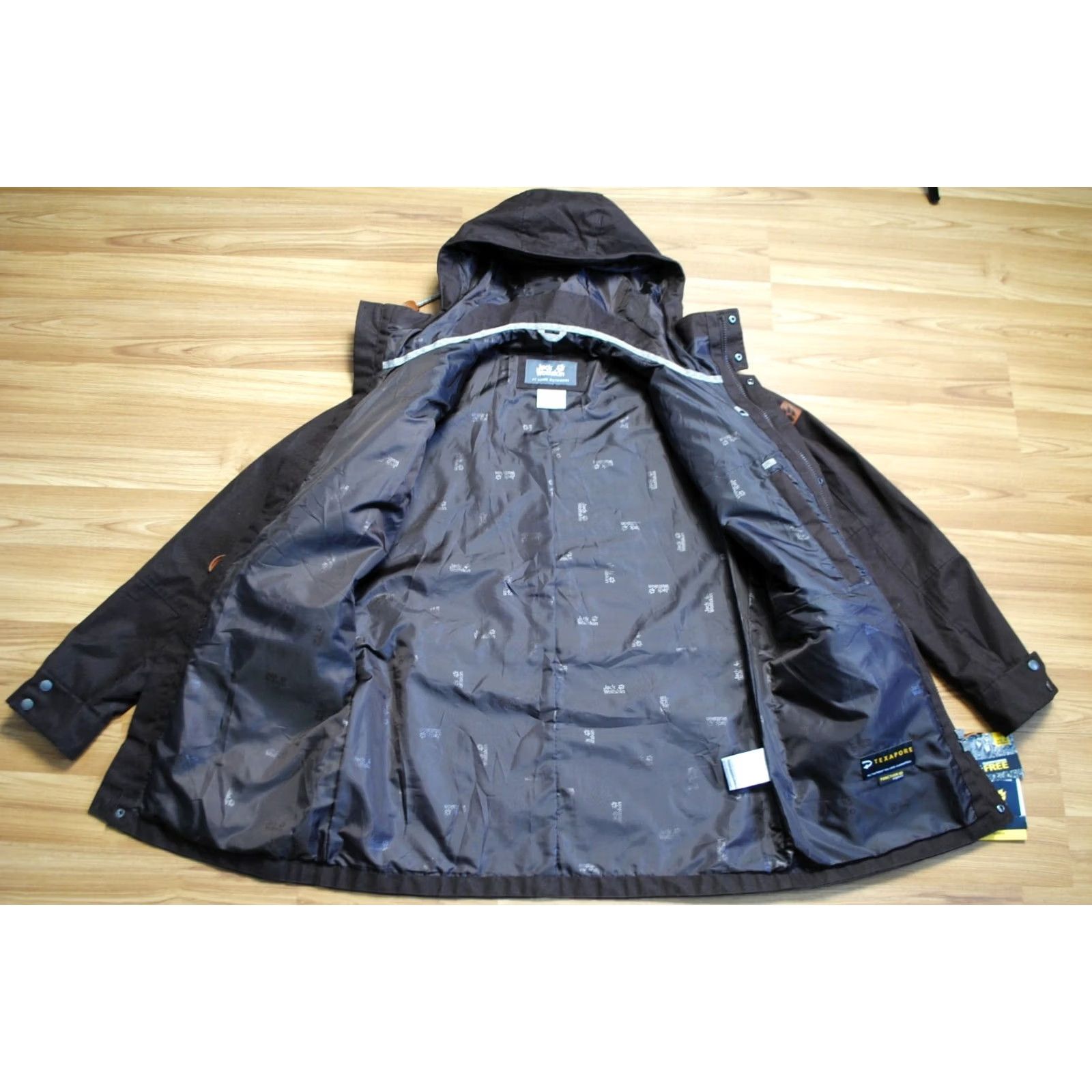 Jack Wolfskin JACK WOLFSKIN MEN'S BUKOBA F65 TEXAPORE PAR SIZE MENS MEDIUM BROWN Jacket Size US M / EU 48-50 / 2 - 6 Thumbnail