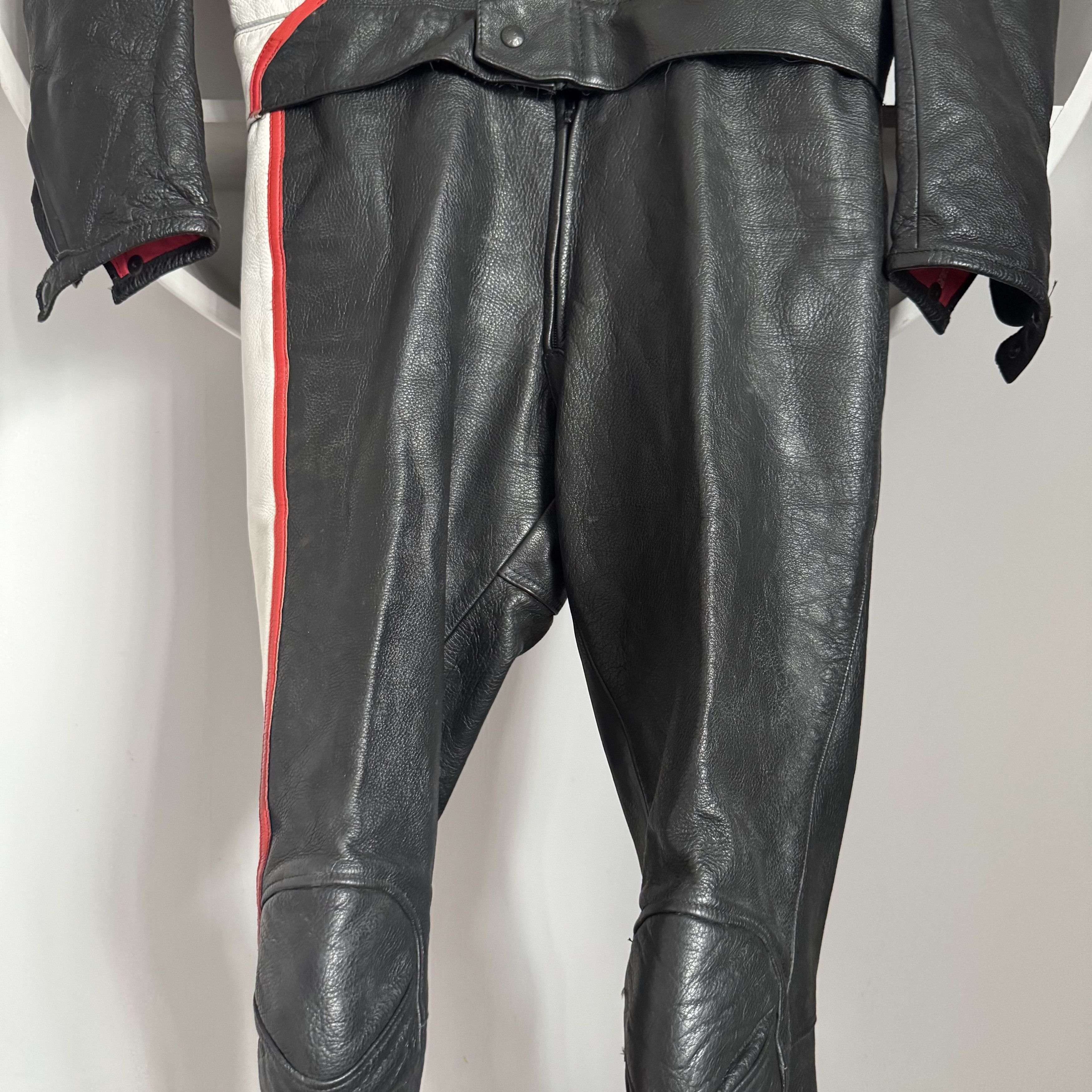 Dainese Vintage DAINESE Moto Suit – Jacket + Pants – Leather Logo Size 46R - 17 Thumbnail