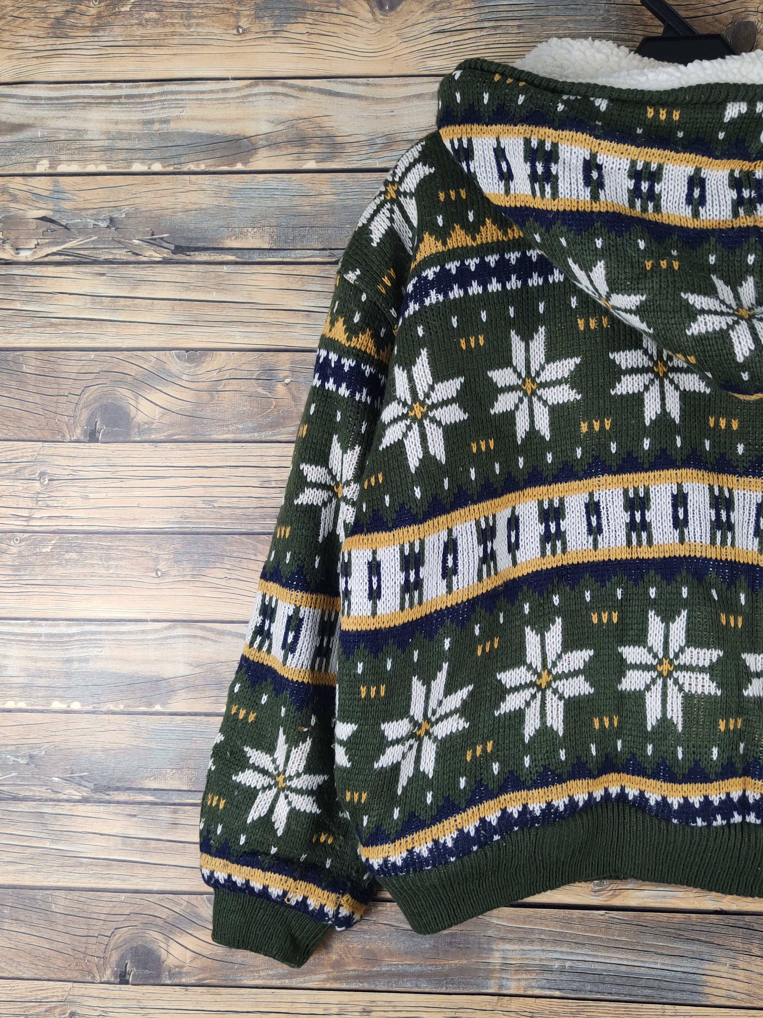 Japanese Brand Big Session Olive Hoodie Knitwear Sweaters #W1266 Size L / US 10 / IT 46 - 9 Thumbnail