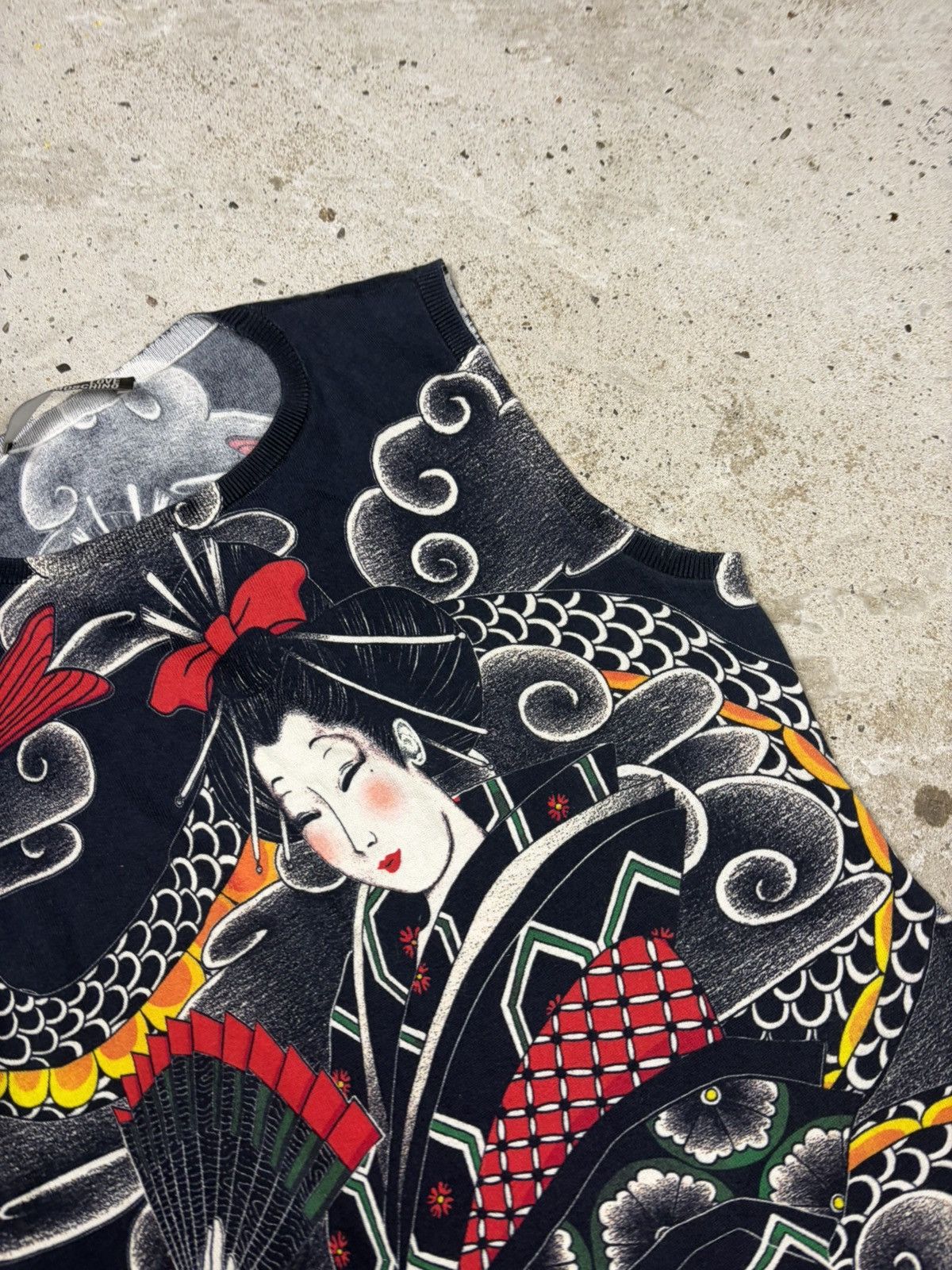 Love Moschino Love Moschino Geisha Japanese Dragon Print Dress Size M / US 6-8 / IT 42-44 - 8 Thumbnail