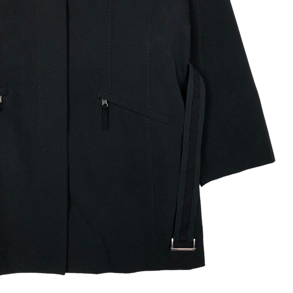 Vintage 🔥Rich Black - Fly Jacket Robed Aquascutum London Japan Made Size US M / EU 48-50 / 2 - 5 Thumbnail