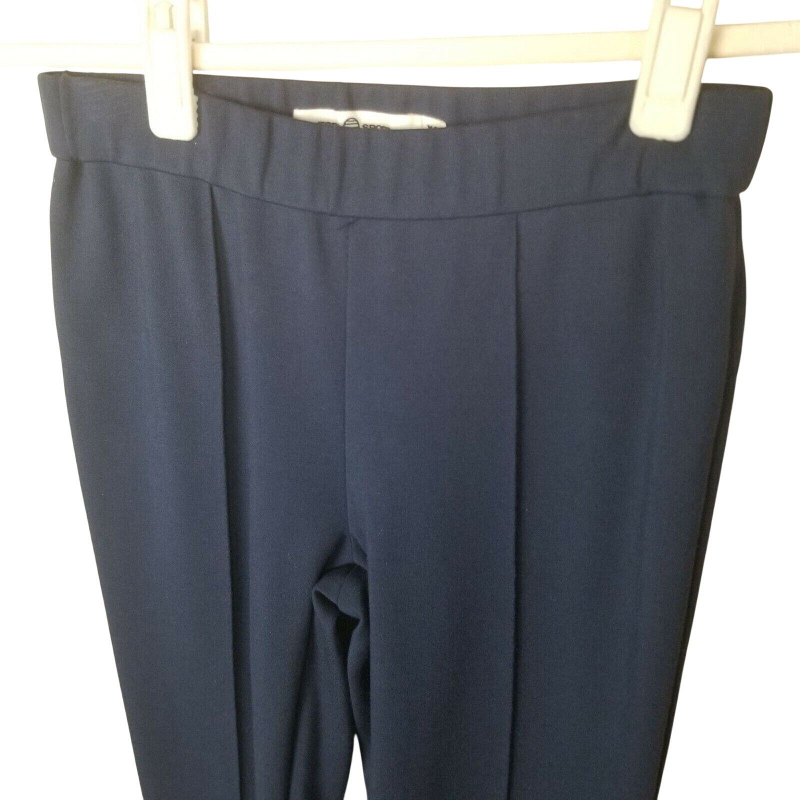 Tory Burch Tory Burch Sport Womens Pull On Pants Stretch Size XS Navy Size 26" / US 2 / IT 38 - 2 Thumbnail