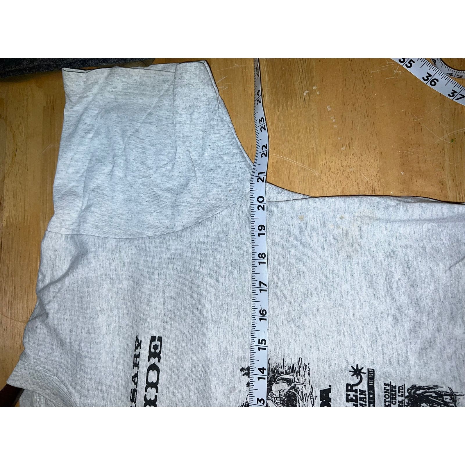 Fruit Of The Loom Vintage Trail Ride Shirt Cowboy Horse Gray Graphic Large 90s Size US L / EU 52-54 / 3 - 8 Thumbnail