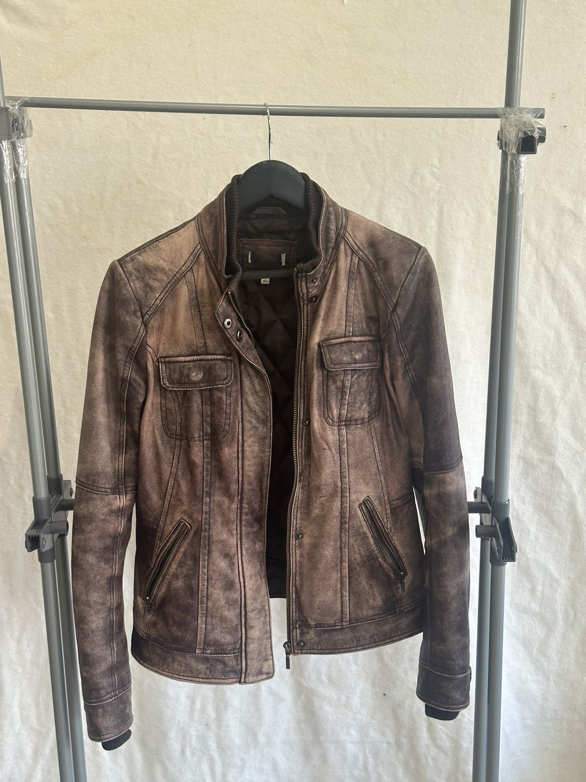 Other Y2K leather jacket Brown Purple Size M / US 6-8 / IT 42-44 - 1 Thumbnail