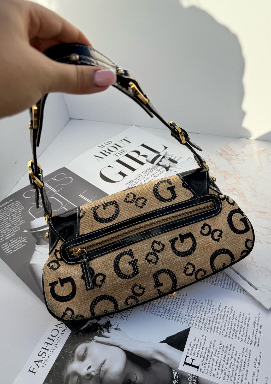 Guess Guess wicker vintage bag Size ONE SIZE - 12 Thumbnail