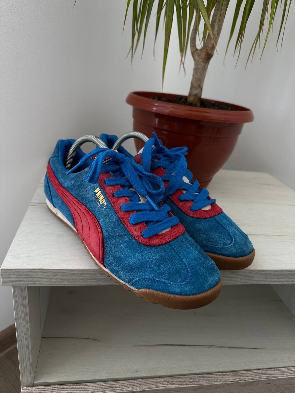 Puma × Vintage Vintage Japanese Puma Arizona Faded Blue Sneakers Size US 7.5 / EU 40-41 - 12 Thumbnail