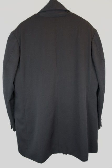 Yohji Yamamoto YOHJI YAMAMOTO POUR HOMME Men Wool Shawl Jacket Coat Size 48L - 2 Thumbnail