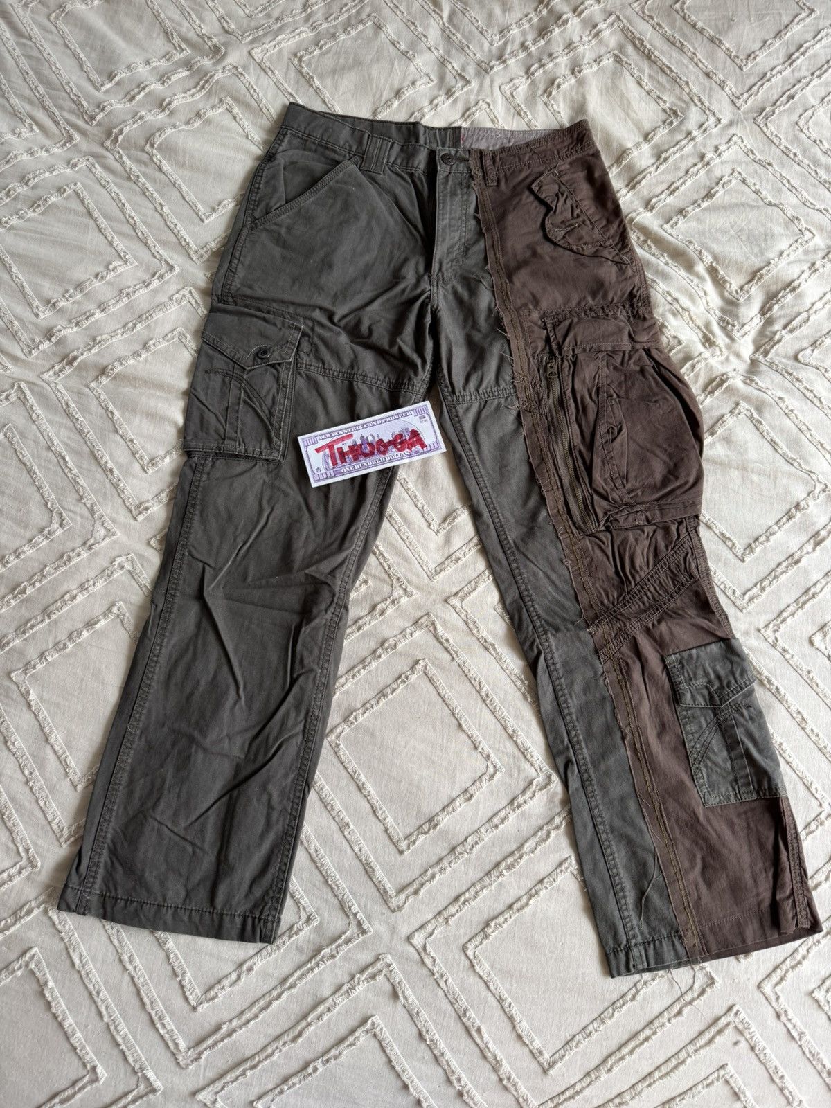 Other Custom Reworked Cargo Pants Size US 29 - 1 Thumbnail