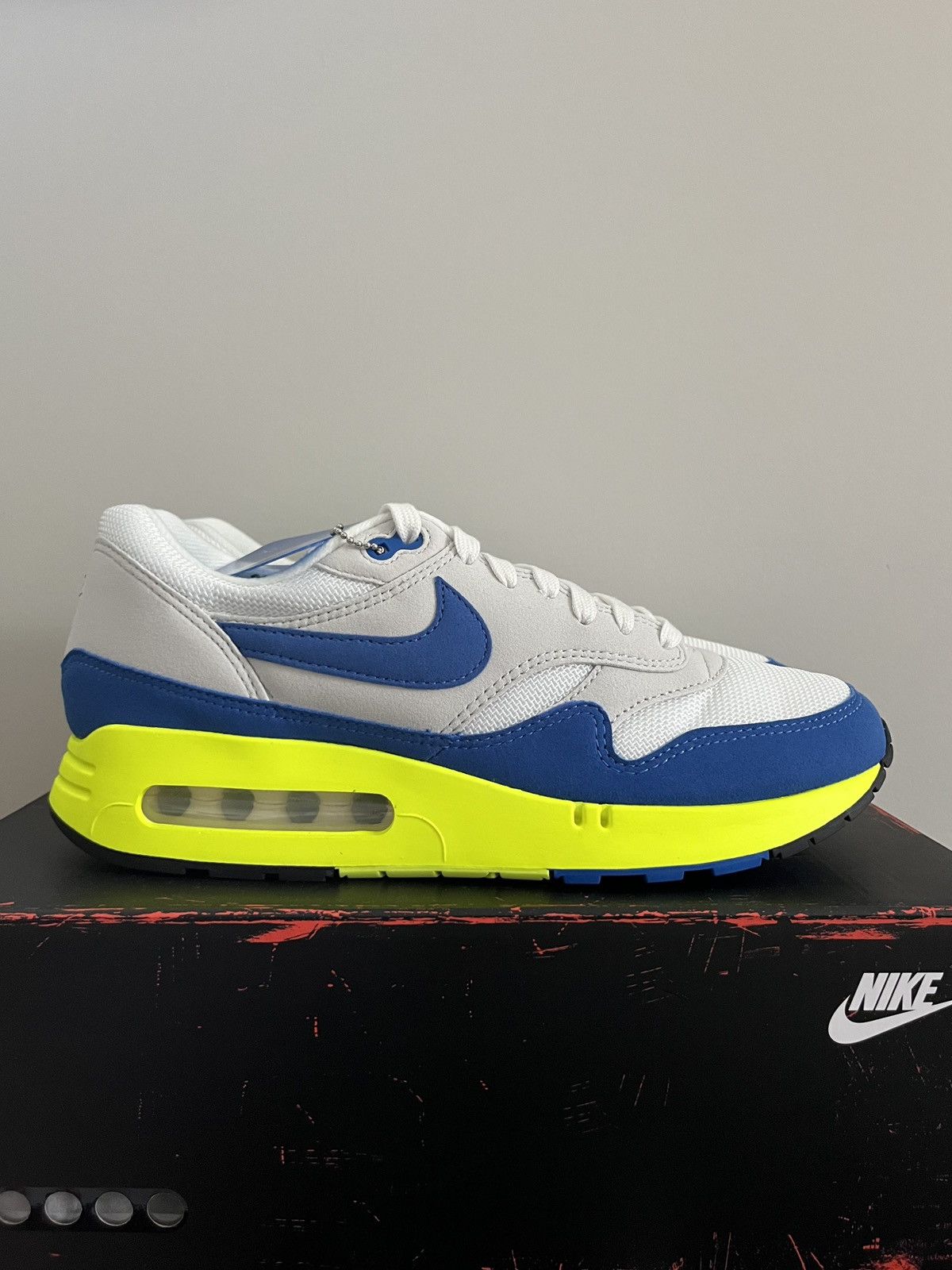 Nike Nike Air Max 1 '86 OG Big Bubble Air Max Day Royal Blue/Volt Size US 9.5 / EU 42-43 - 1 Thumbnail