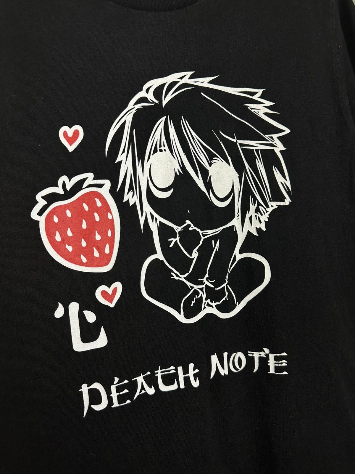 Anime × Vintage Vintage Death Note L Anime Black T shirt Tee Size US L / EU 52-54 / 3 - 3 Thumbnail