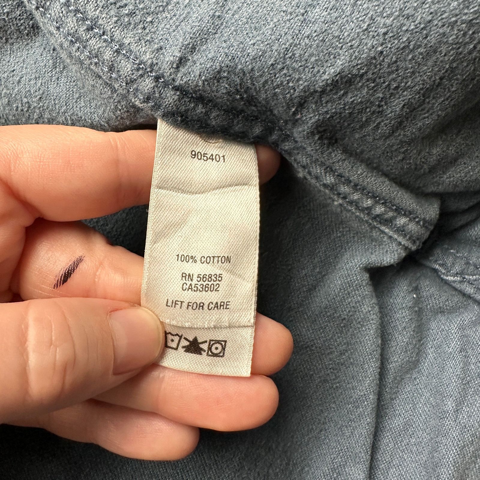 Cabelas Cabela's Deerskin Soft Chamois Button Up Shirt Mens XL Blue Size US XL / EU 56 / 4 - 9 Thumbnail