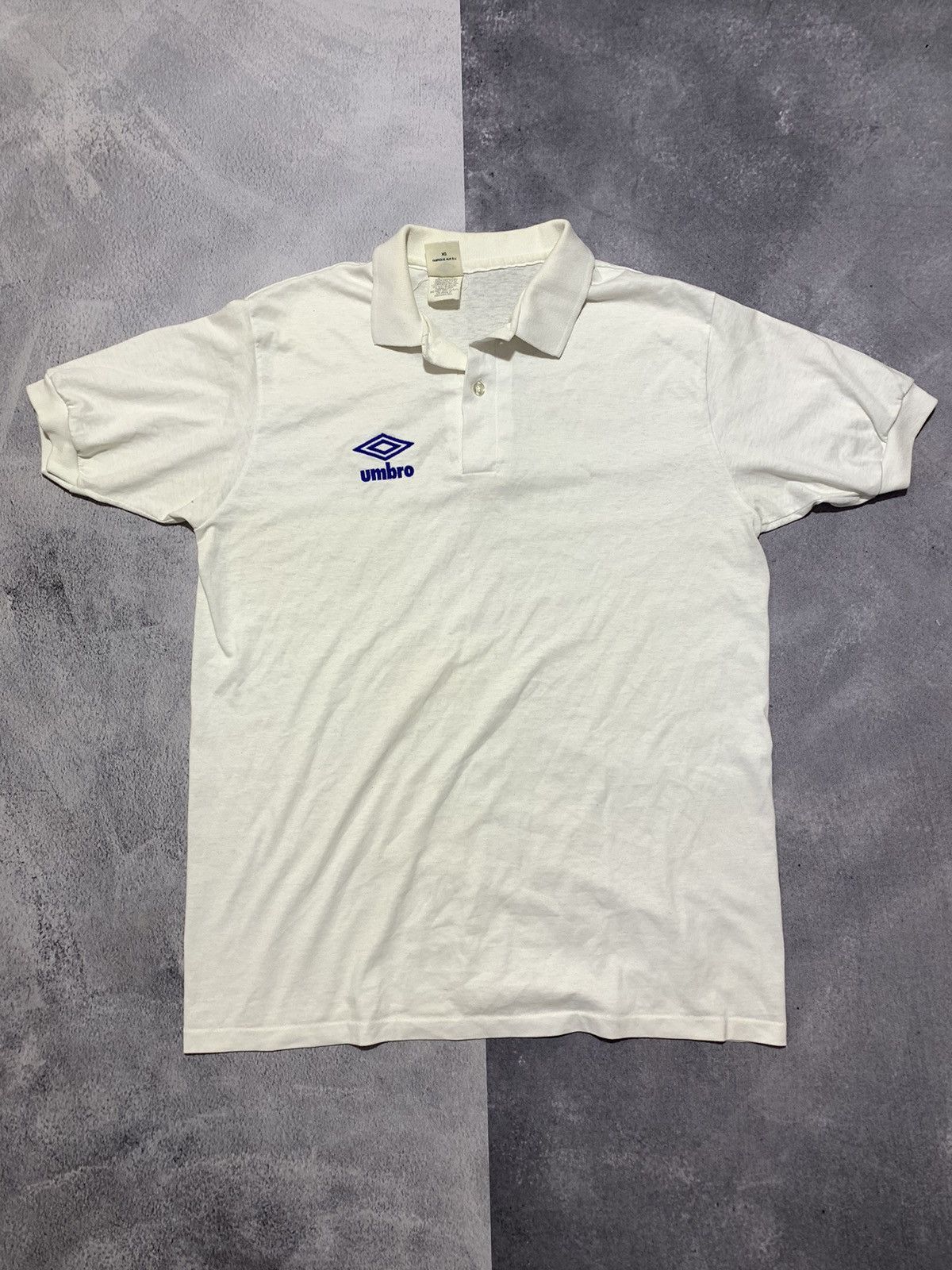Umbro × Vintage Vintage 90s Umbro polo tee streetwear old money size XL Size US XL / EU 56 / 4 - 1 Thumbnail