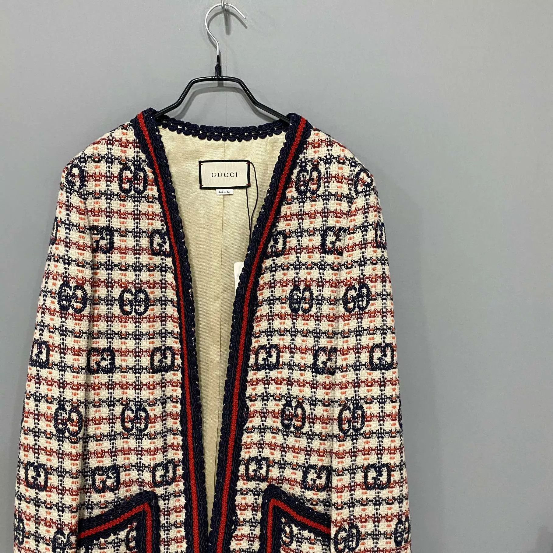 Gucci Gucci Chanel jacquard all-over logo 99 New Size 40 jacket Size S / US 4 / IT 40 - 2 Thumbnail