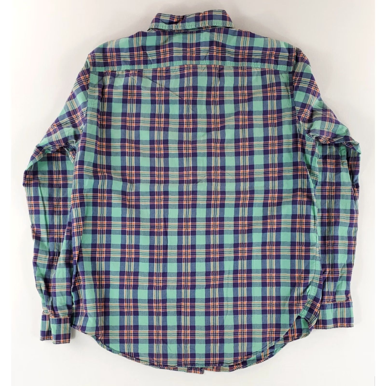 Polo Ralph Lauren Polo Ralph Lauren Button Up Shirt Embroidered Stripes Plaid Pockets Mens L Multicolor Shirt Men L Size US L / EU 52-54 / 3 - 5 Thumbnail