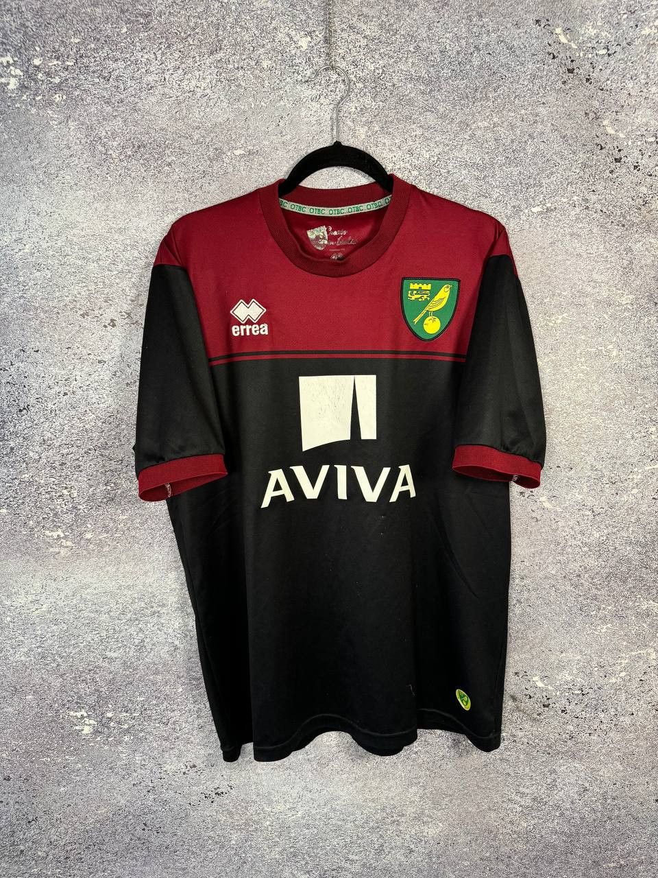 Errea × Vintage Vintage Norwich City 2014/15 Errea Soccer Jersey XL Size US XL / EU 56 / 4 - 1 Thumbnail