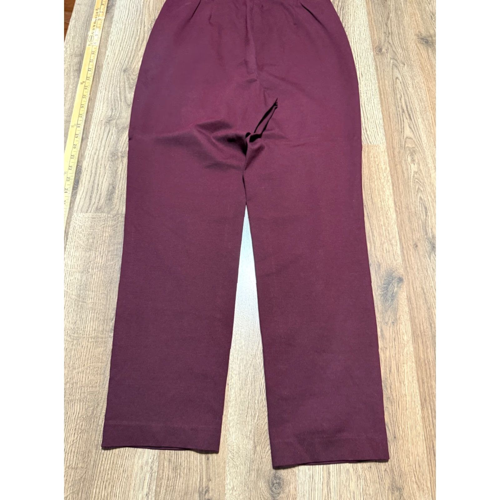 J. Jill J. Jill Pants Women's Medium Red Pull On Ponte Slim Leg High Rise Casual Color Ponte Slim Leg High Rise Womens Size 32" / US 10 / IT 46 - 2 Thumbnail