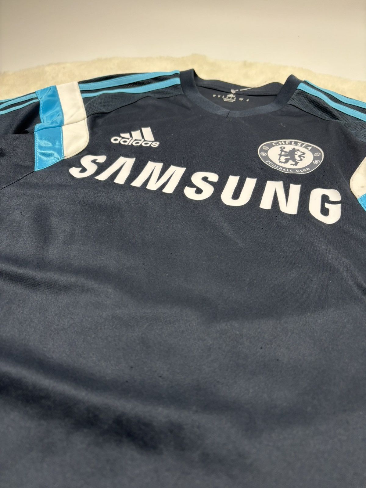 Adidas × Chelsea Soccer Adidas FC Chelsea 2014/15 Training Soccer Jersey Vintage Size US S / EU 44-46 / 1 - 8 Thumbnail