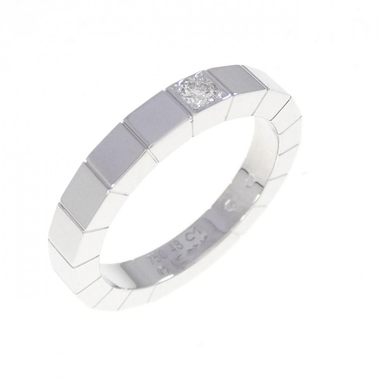 Cartier Cartier Cartier Lanieres 750 White Gold Diamond Ring Size 8 Precious Metal Ring B4045000 DUTY FREE for USA Size ONE SIZE - 1 Thumbnail
