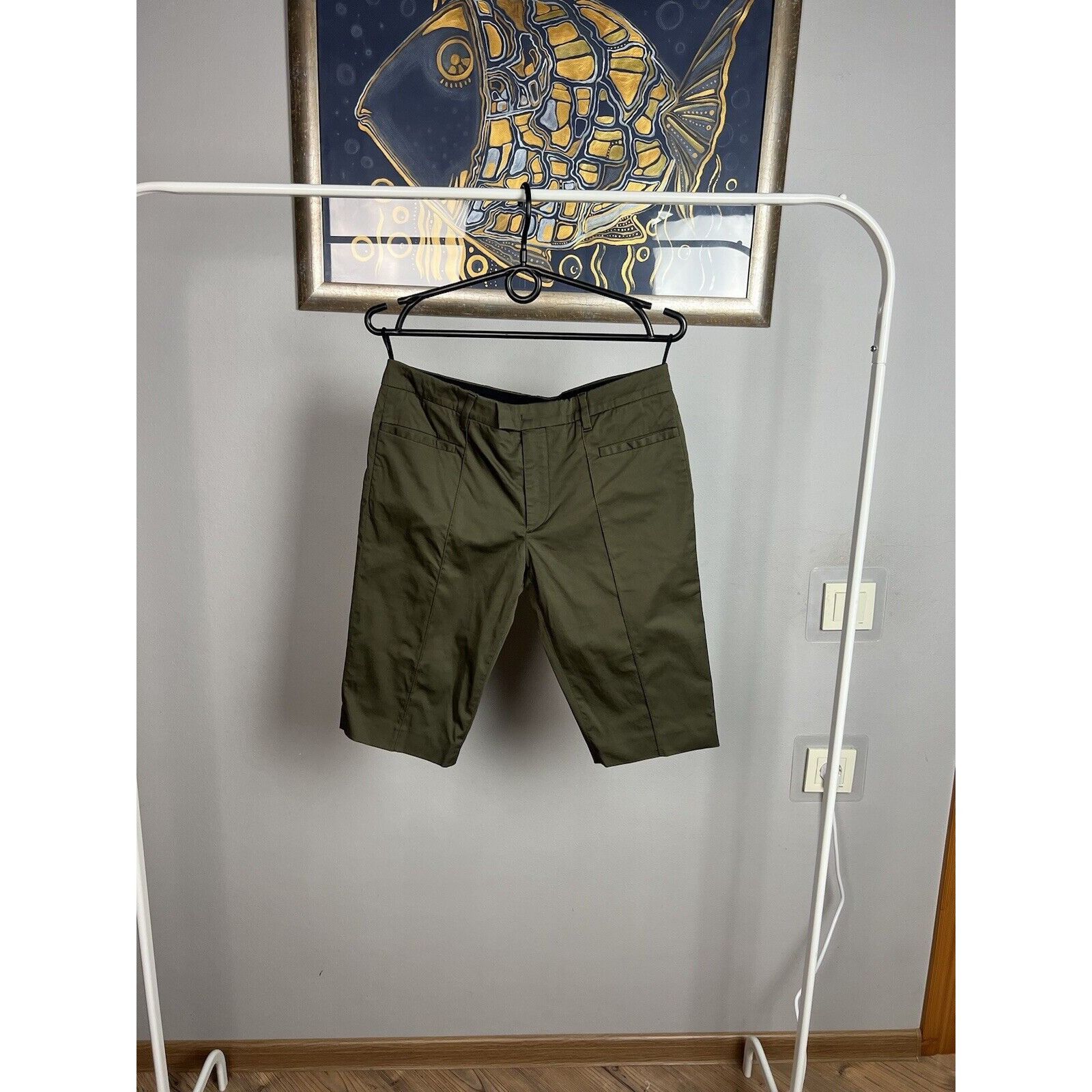 Prada MINT! Prada Khaki Green Unisex Dress Chino Shorts Size 42 Size 28" / US 6 / IT 42 - 2 Thumbnail