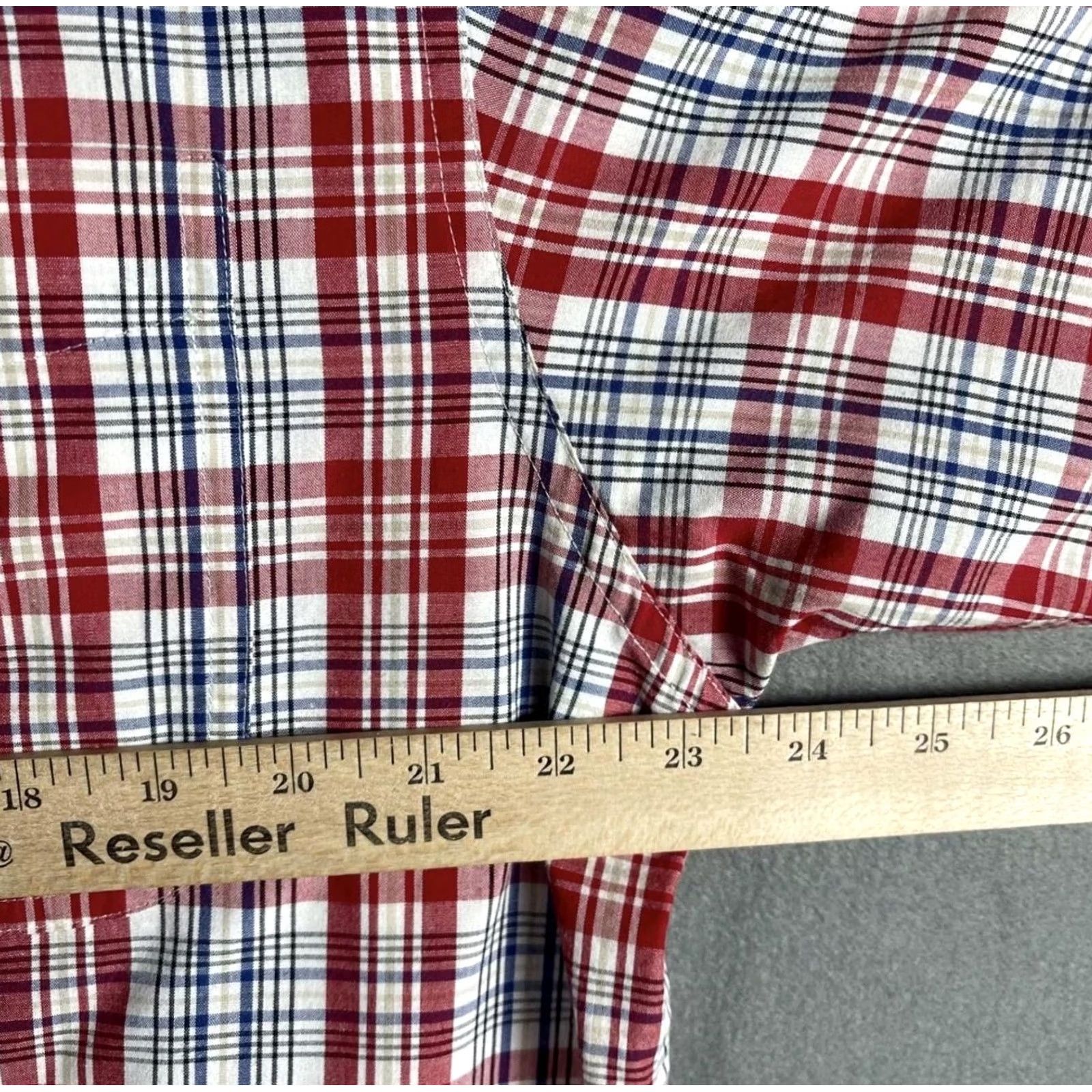 Ralph Lauren VTG Chaps Ralph Lauren Mens Large Red Plaid Button-Up Casual Shirt Size US L / EU 52-54 / 3 - 6 Thumbnail