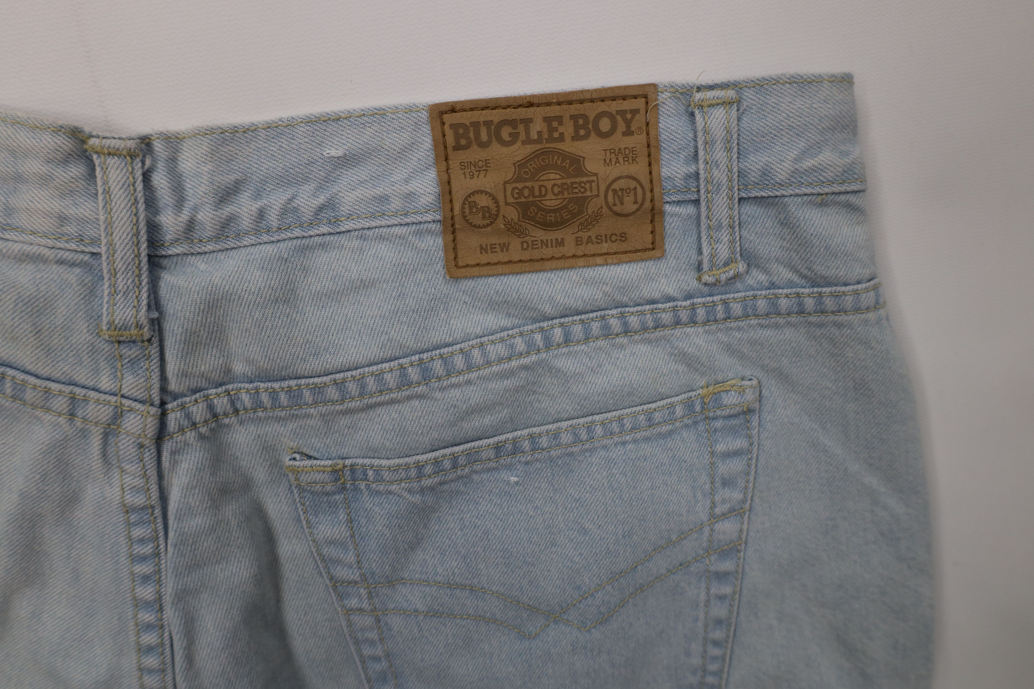 Vintage Vintage 90s Streetwear Relaxed Fit Above Knee Denim Shorts Size US 36 / EU 52 - 15 Thumbnail