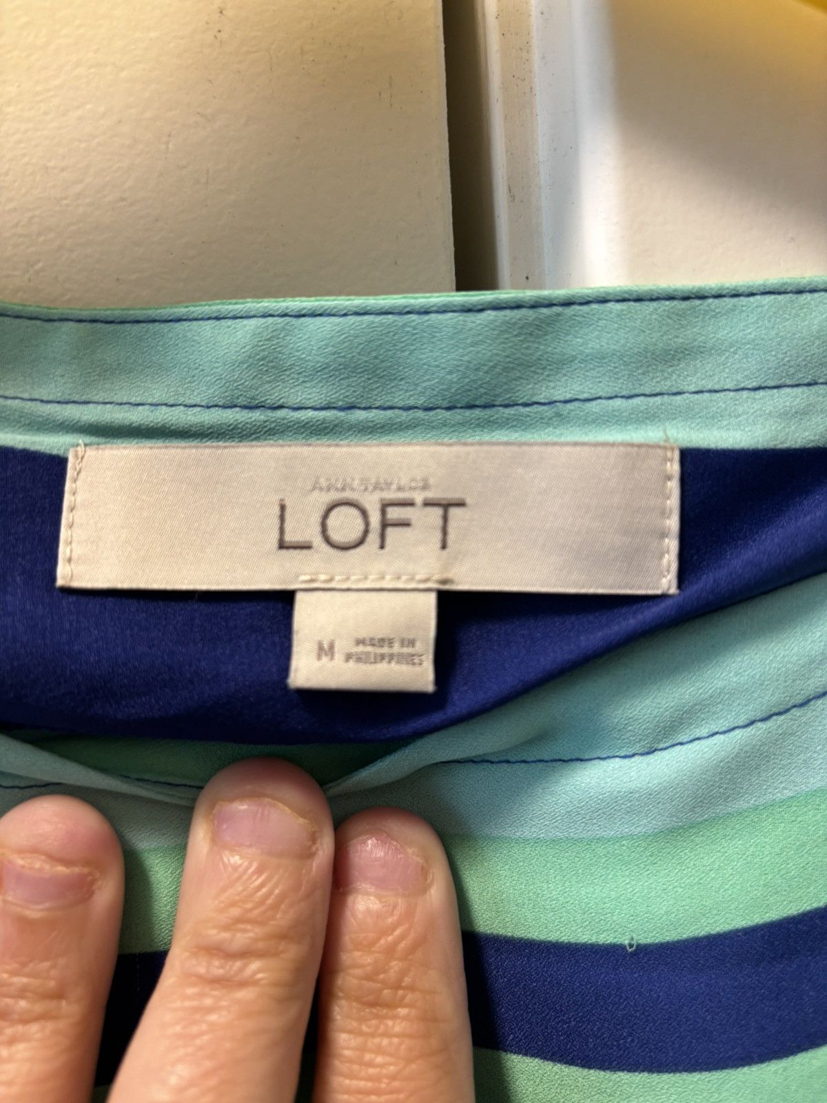 Loft Striped straight blouse Size M / US 6-8 / IT 42-44 - 2 Thumbnail