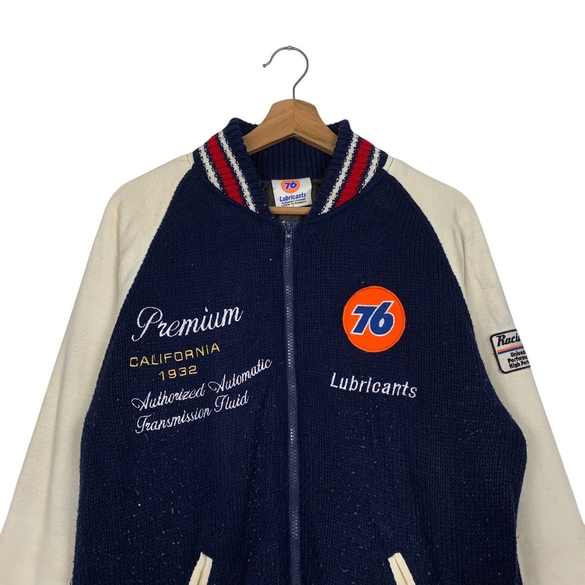 Japanese Brand Union Lubricant 76 Varsity Jacket Size US M / EU 48-50 / 2 - 2 Thumbnail