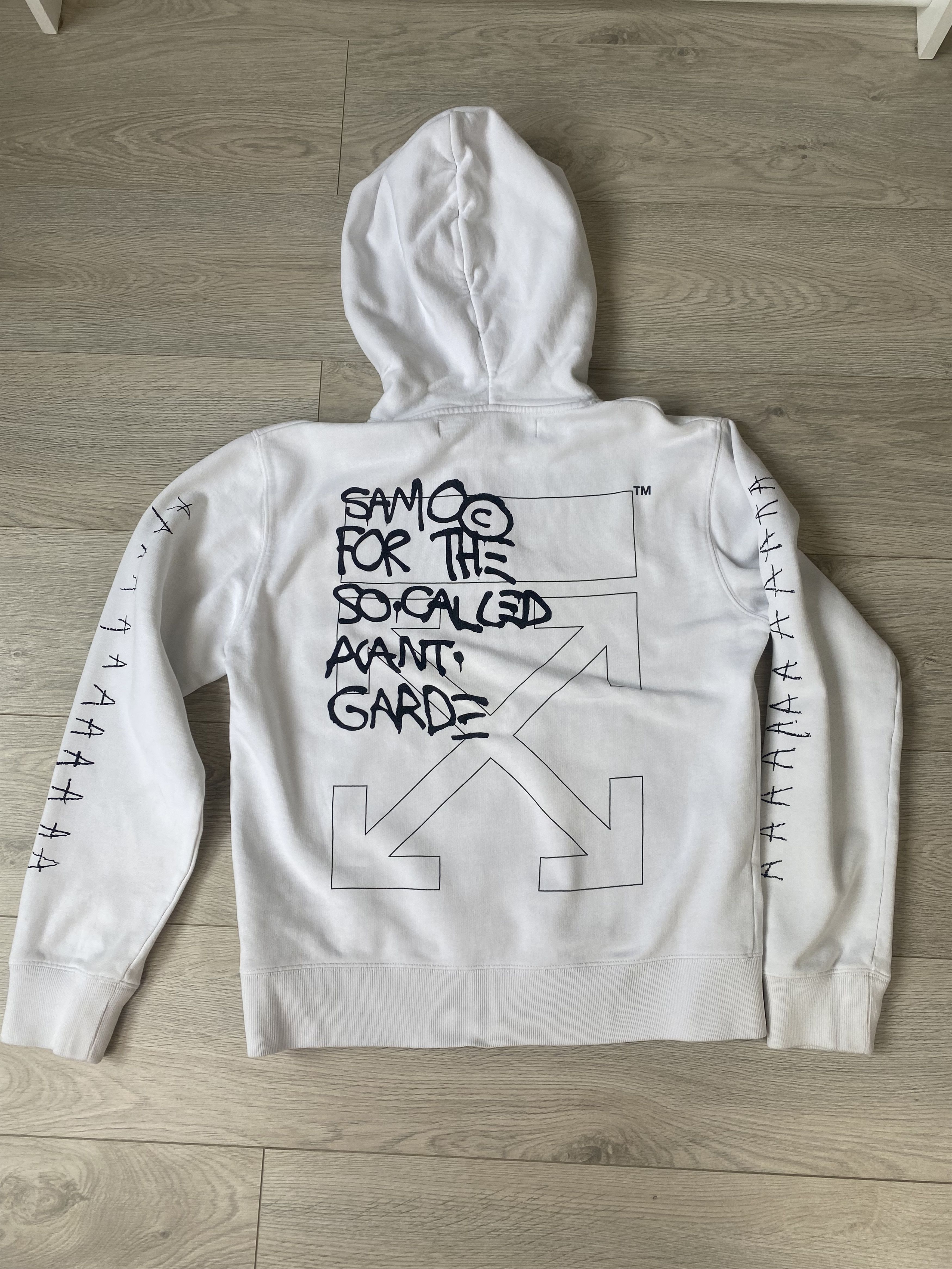 Off White Jean Michel Basquiat Rare Hoodie