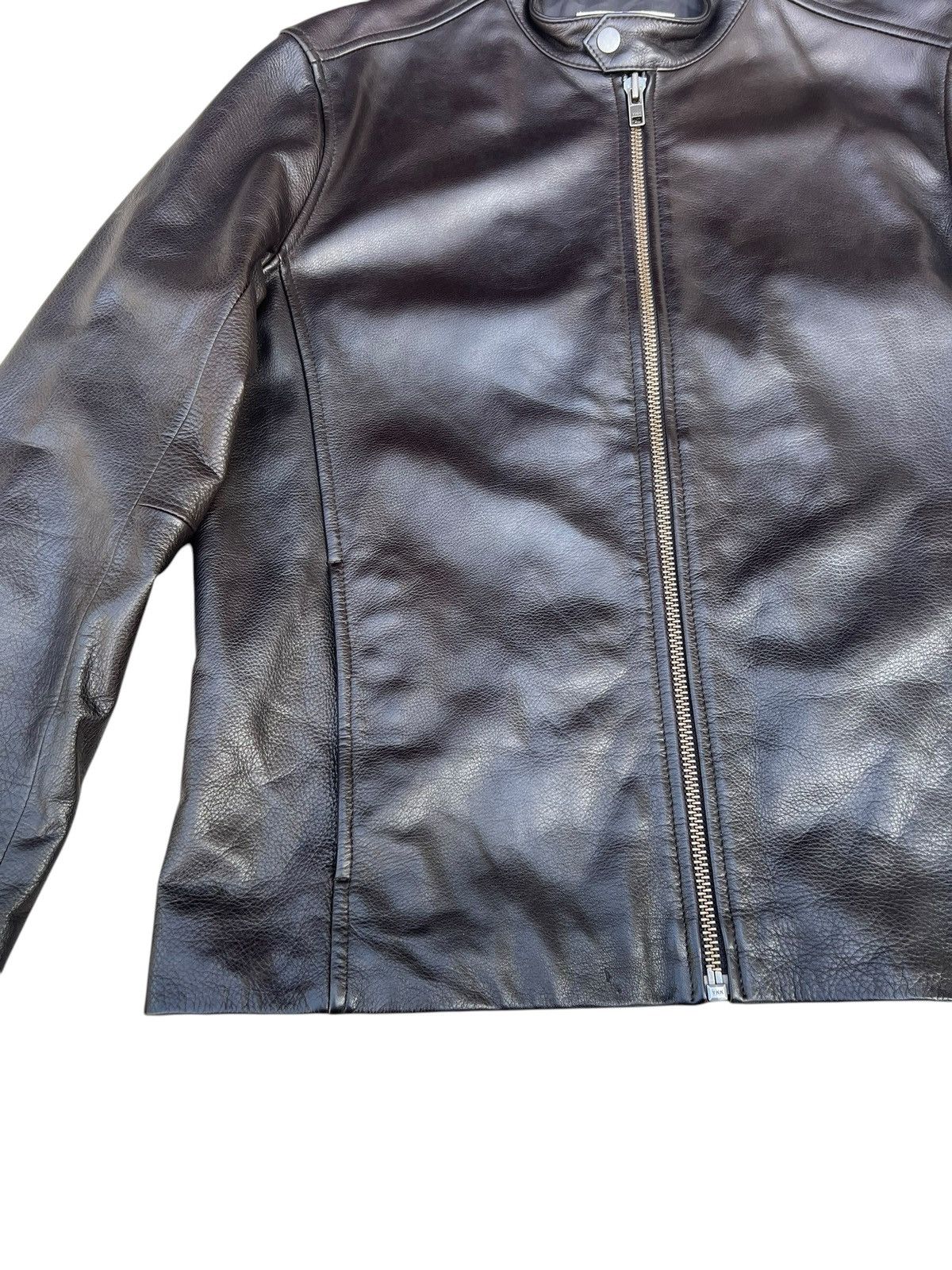 Reiss REISS Knox Cow Leather Jacket Racer Size US XL / EU 56 / 4 - 8 Thumbnail
