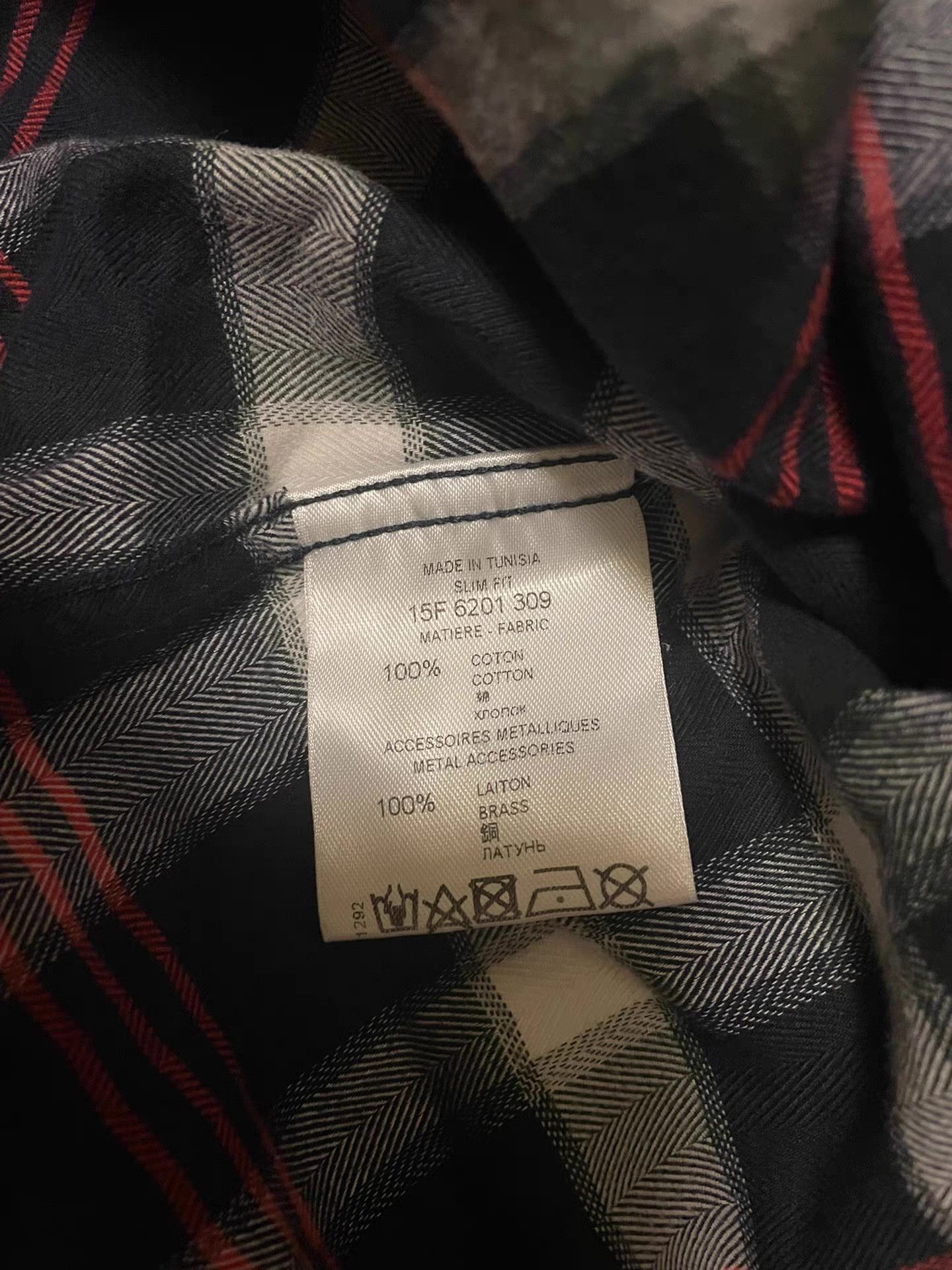 Givenchy Givenchy plaid shirt, Size US M / EU 48-50 / 2 - 5 Thumbnail