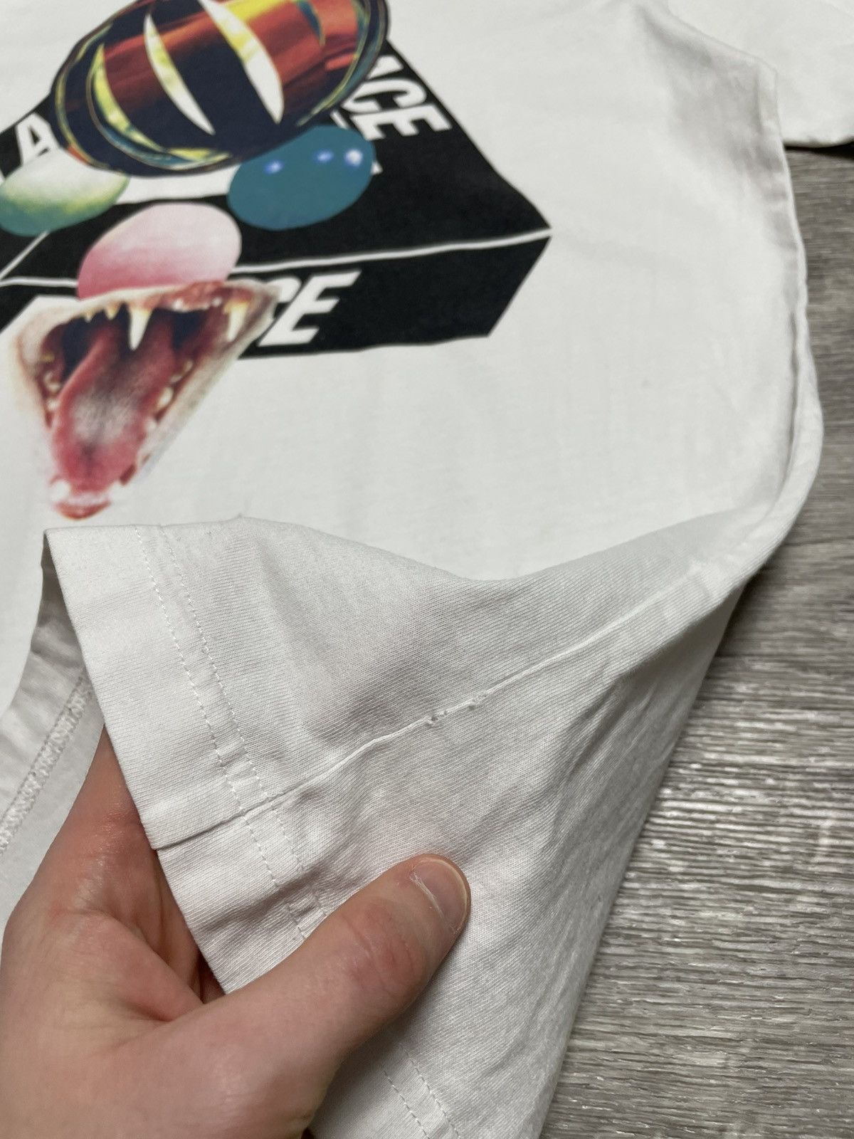 Palace Palace Sans Tri-Ferg White T-Shirt Size US XL / EU 56 / 4 - 17 Thumbnail