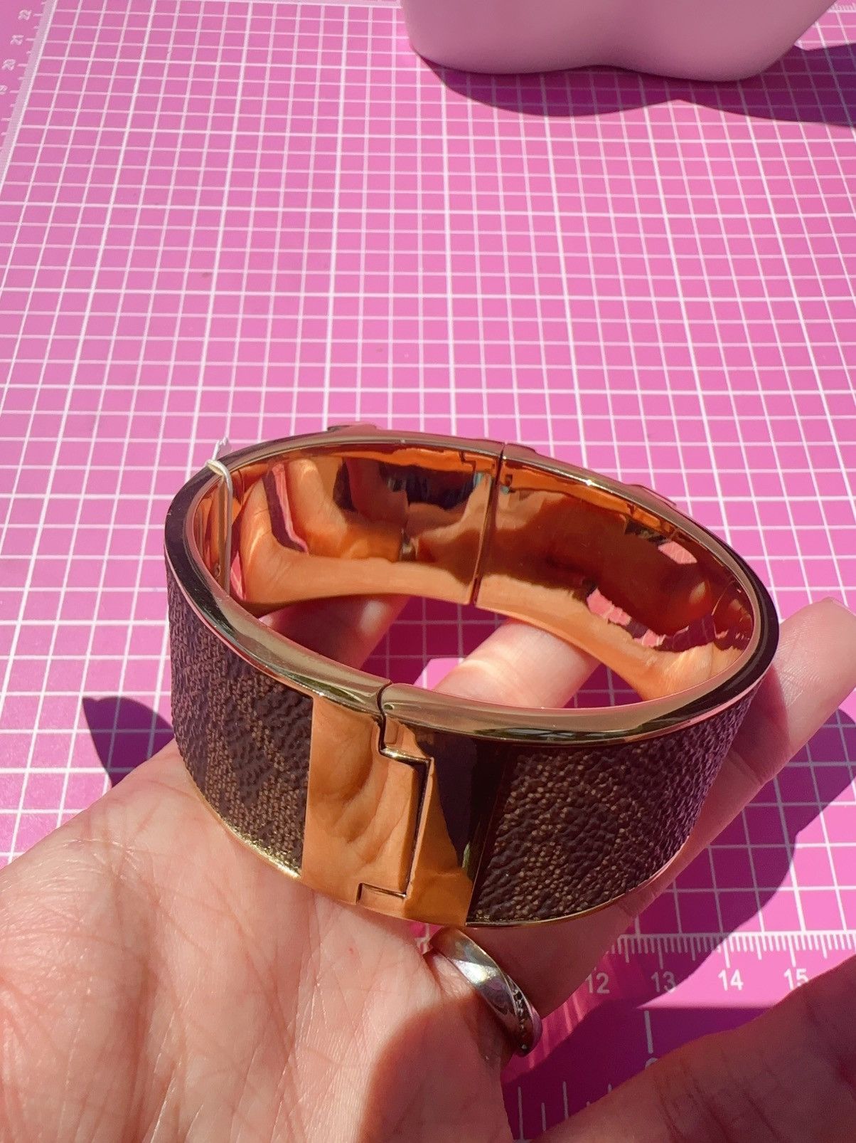 Michael Kors $150 MKJ7971710 Michael Kors Gold-Tone Matt Bangle Bracelet Size ONE SIZE - 6 Thumbnail