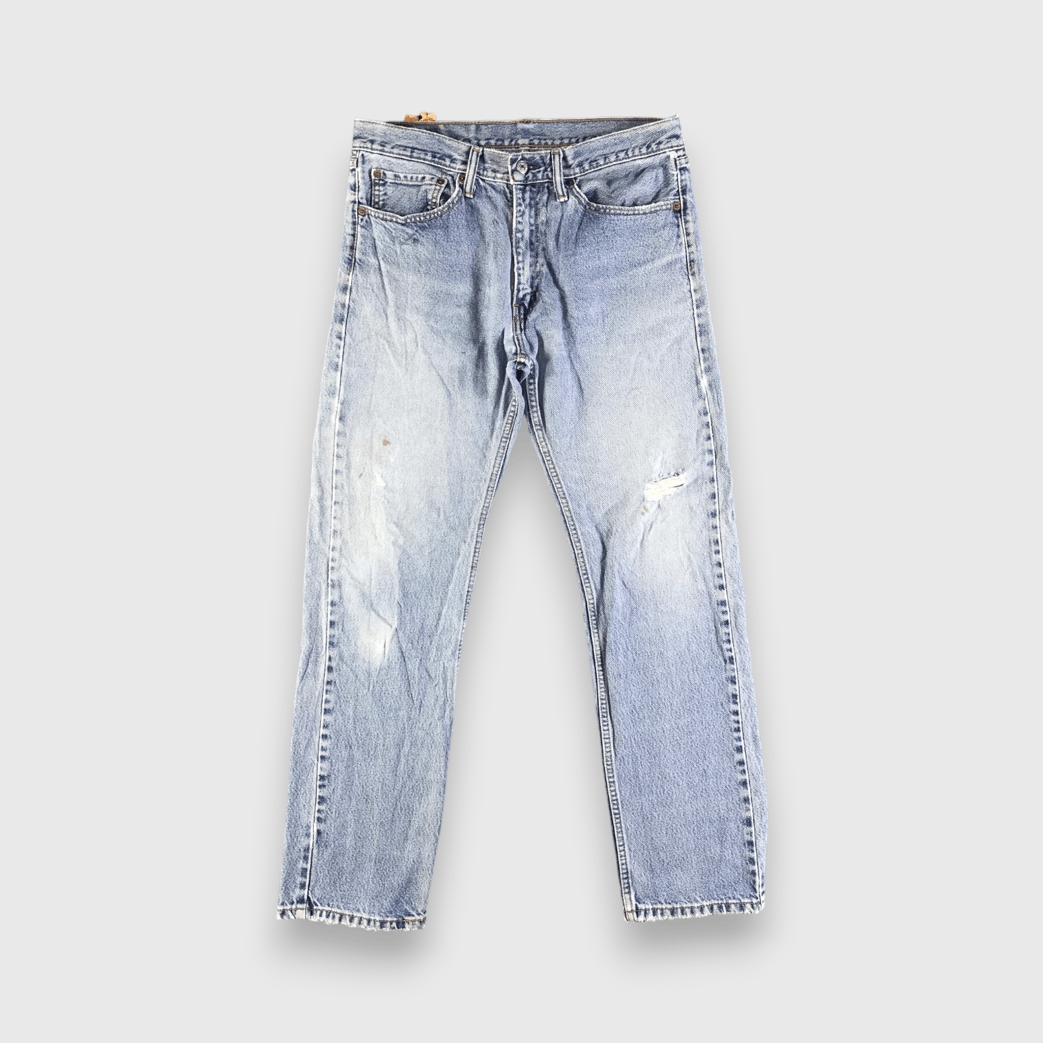 Levi's Vintage Blue Wash Levis 505 Jeans-J3212 Size US 35 - 1 Thumbnail