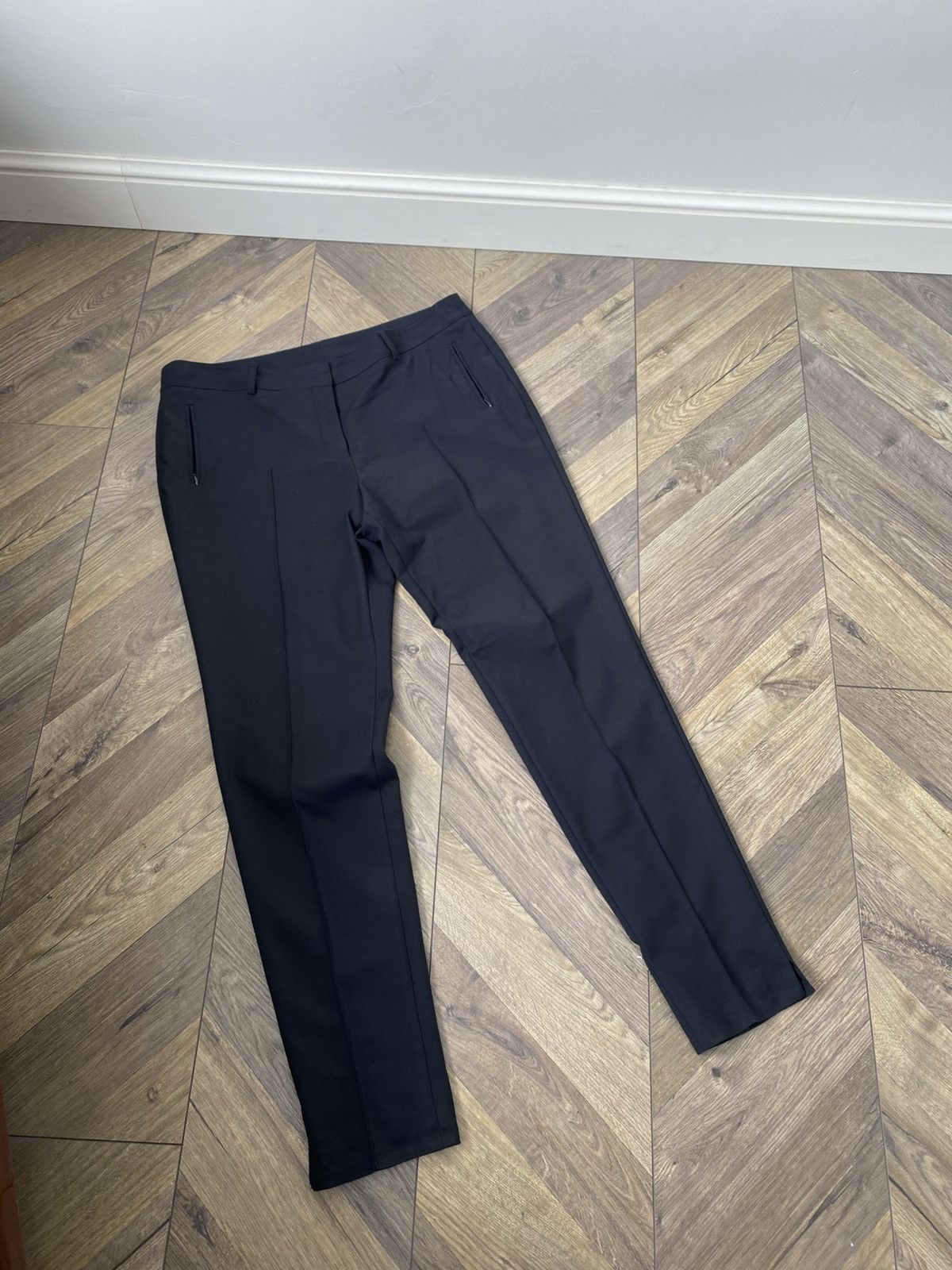 Akris Vintage Akris Black Pleated Career womens Trouser Pants Size 36" / US 14 / IT 50 - 4 Thumbnail