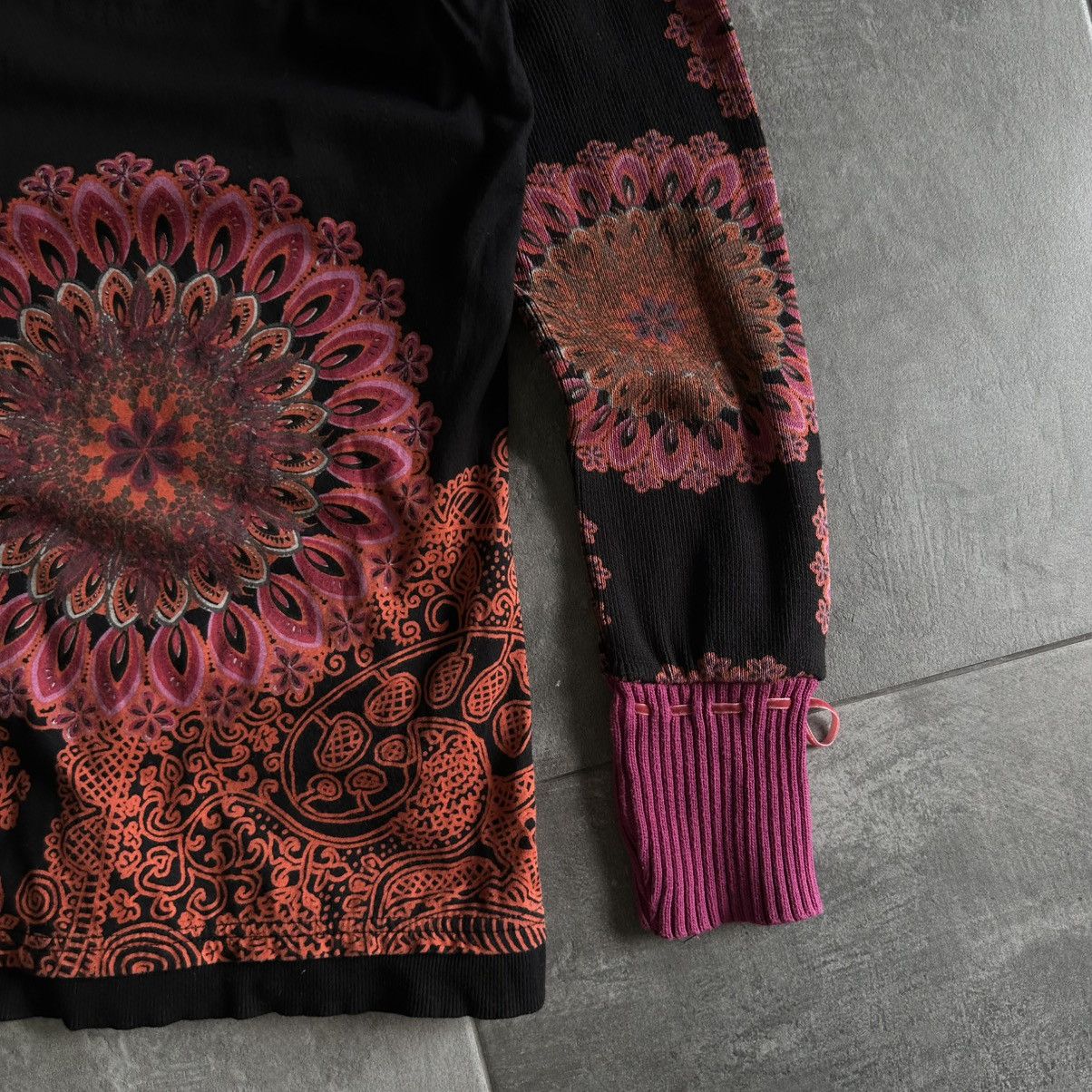 Desigual Vintage Desigual Knit Sweater Long-sleeve T-shirts Y2K 00s Size L / US 10 / IT 46 - 7 Thumbnail
