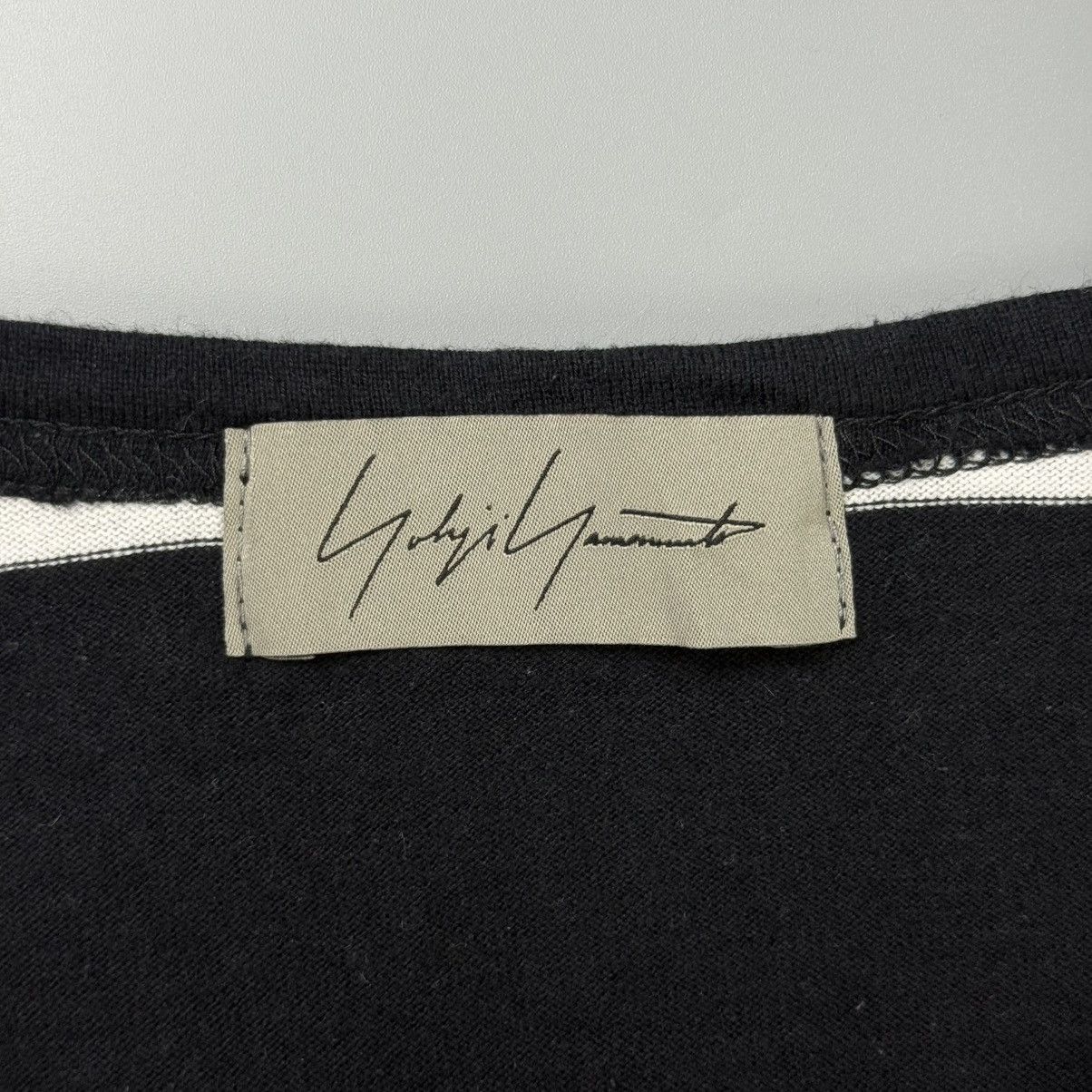 Yohji Yamamoto Yohji Yamamoto - S/S22 - Printed Striped Longsleeve T-Shirt Size US M / EU 48-50 / 2 - 7 Thumbnail