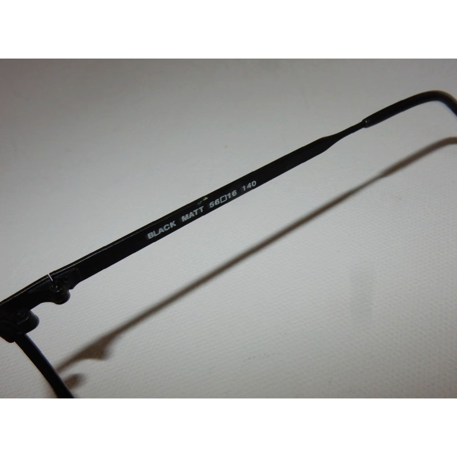 Frame VINTAGE Zimco Sunglasses Frames Men 56mm Black Aviator Retro 1980s Size ONE SIZE - 4 Thumbnail