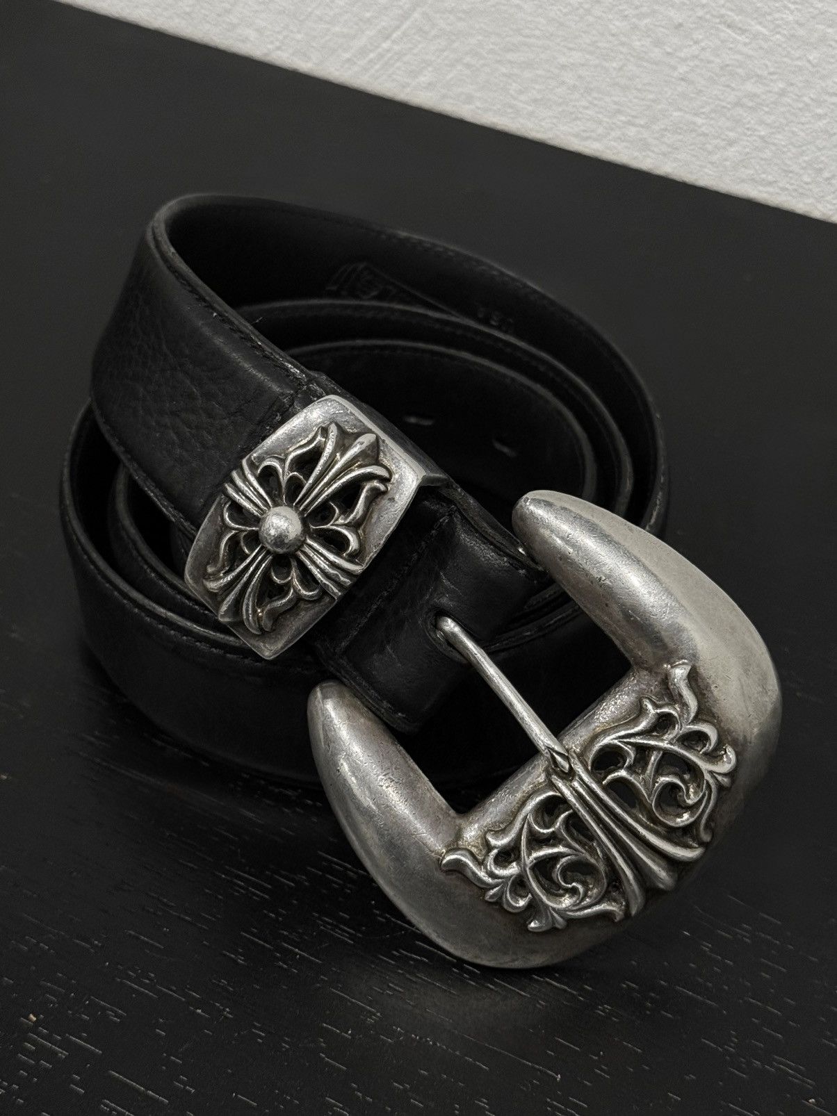 Chrome Hearts Chrome Hearts Vintage Sterling Belt 3 pieces Rock Western Size 40 - 2 Thumbnail