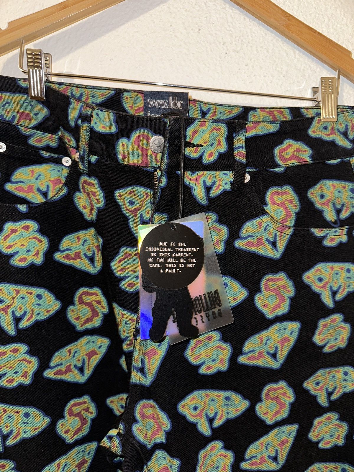 Billionaire Boys Club BBC Heat Map Denim Pants Size US 32 / EU 48 - 3 Thumbnail