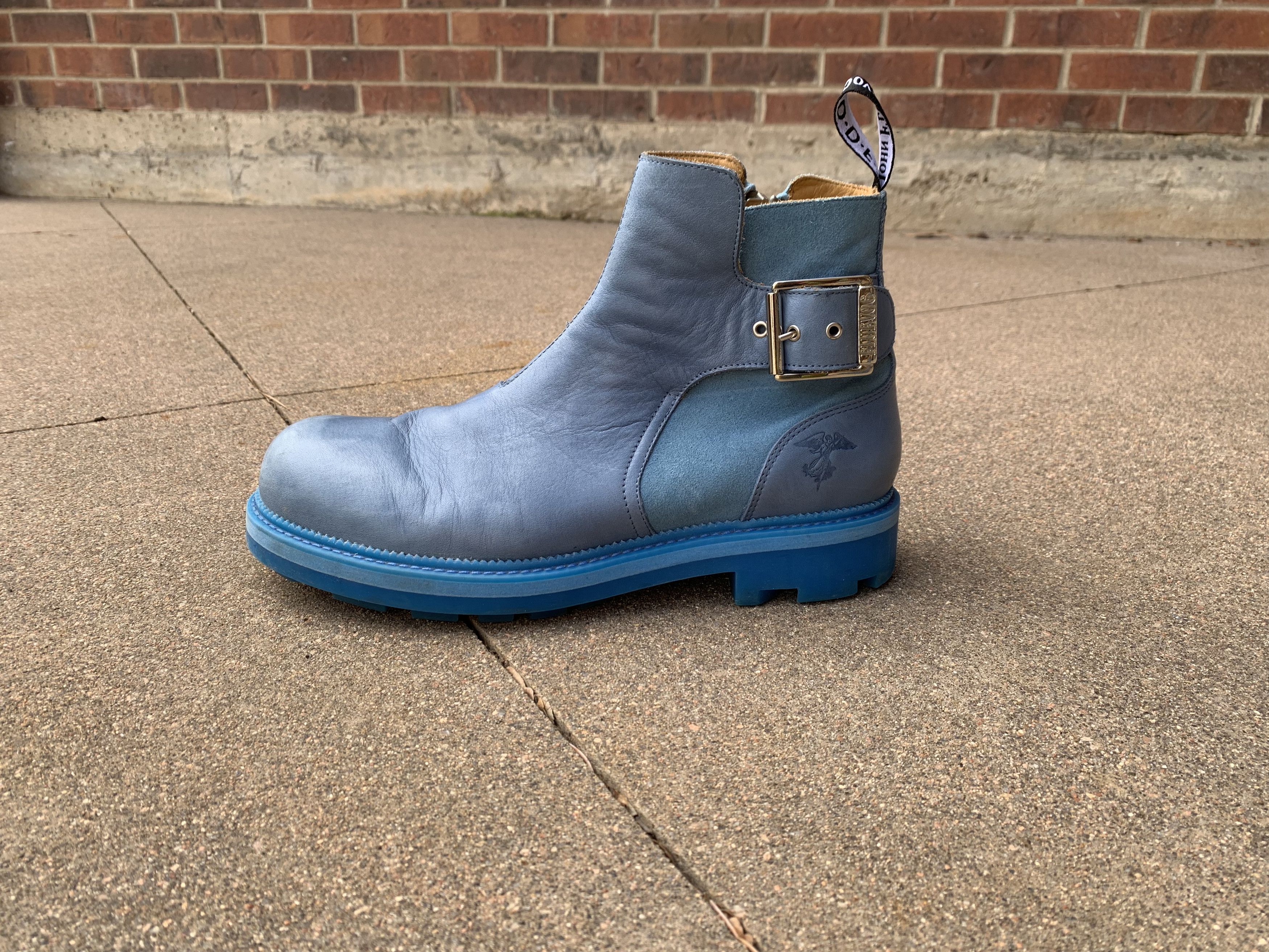 John Fluevog John Fluevog: 7th Heaven | No. 30 | Buckled Angel Boot Size US 11.5 / EU 44-45 - 5 Thumbnail