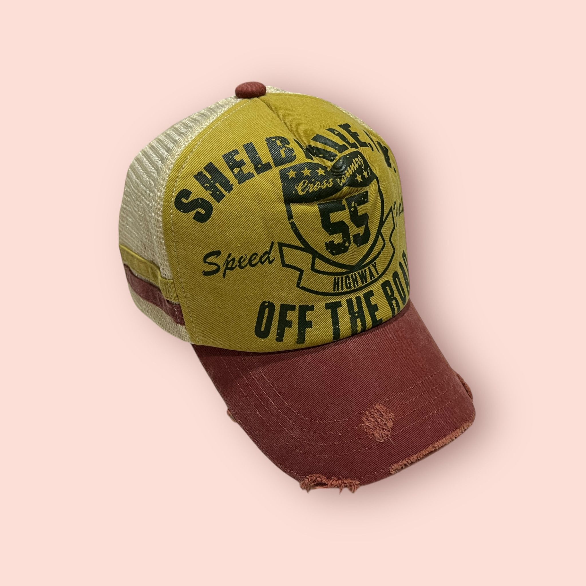 Japanese Brand × Vintage VINTAGE SPEED HIGHWAY FREAK DISTRESSED TRUCKER SNAPBACK Size ONE SIZE - 3 Thumbnail