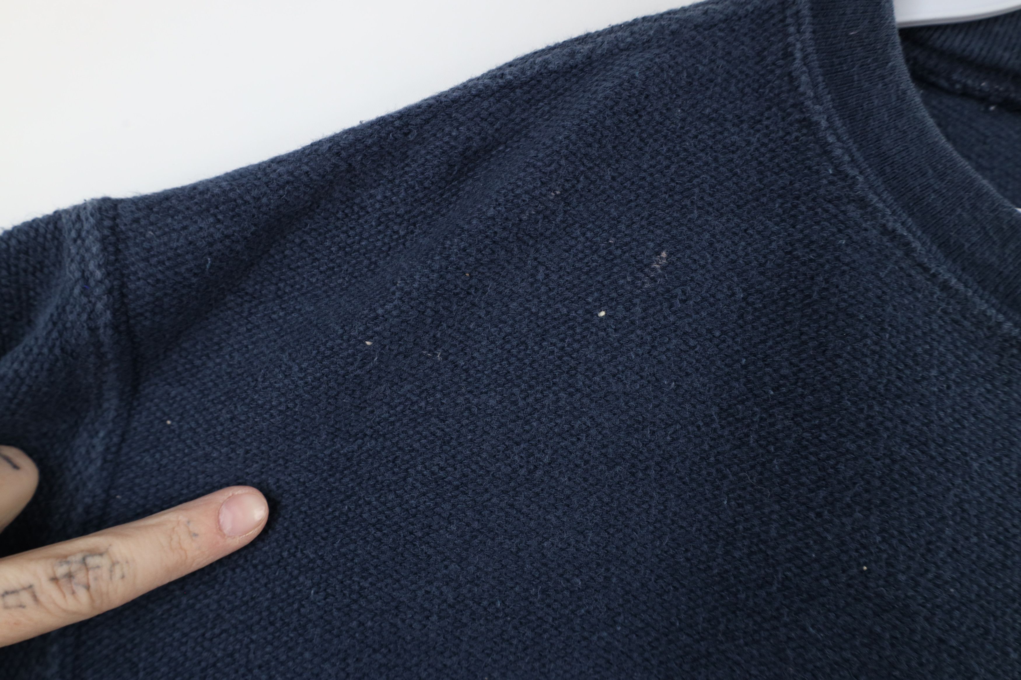 Lands' End × Vintage Vintage 90s Lands End Thermal Waffle Knit Sweatshirt USA Size L / US 10 / IT 46 - 4 Thumbnail